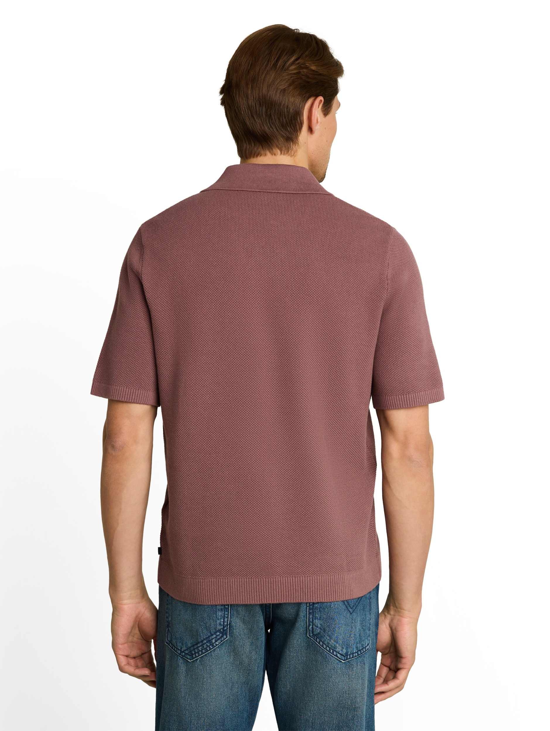 pique knit polo #4