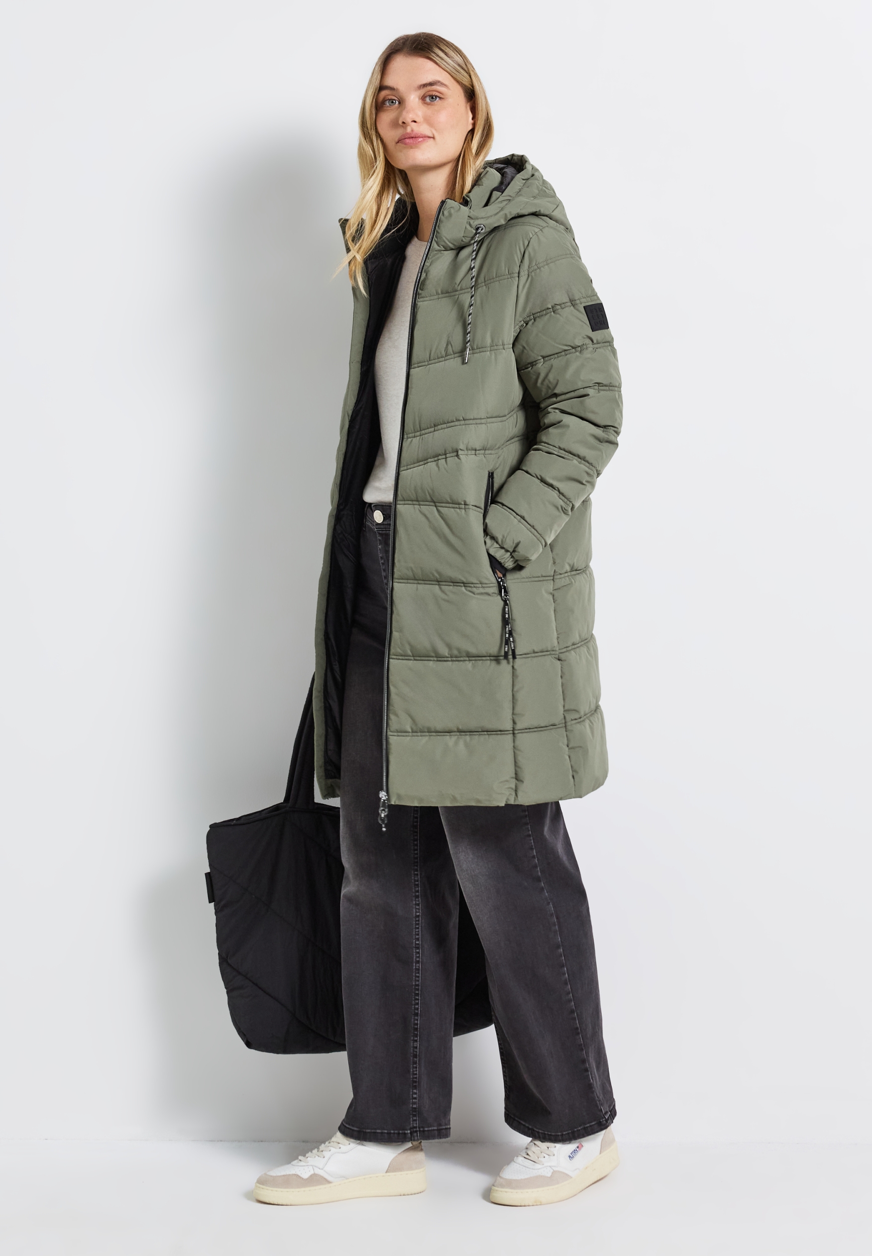 Long Quilted Jkt w. ECO Teflon #3