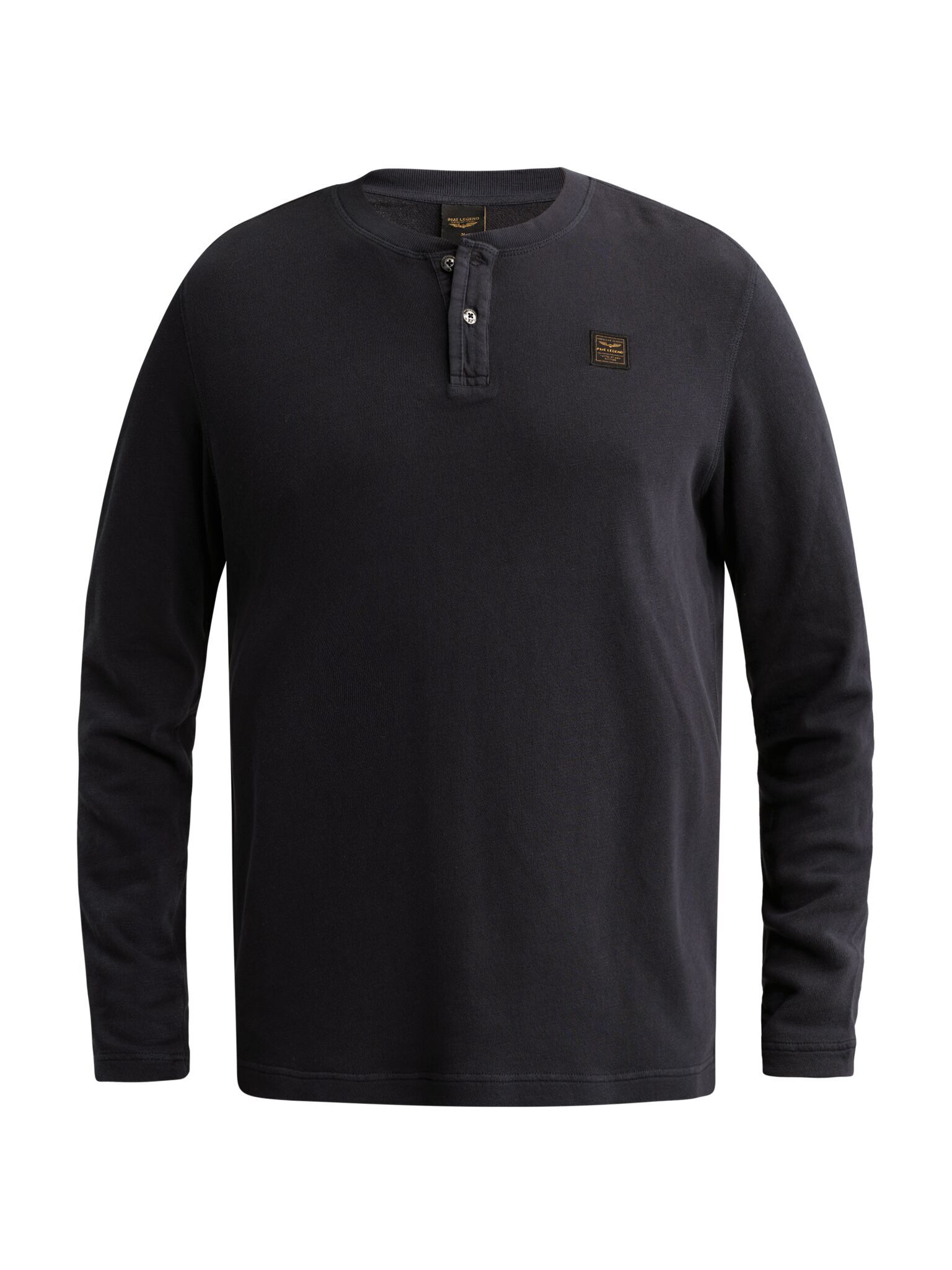 Long sleeve r-neck light slub terr #1
