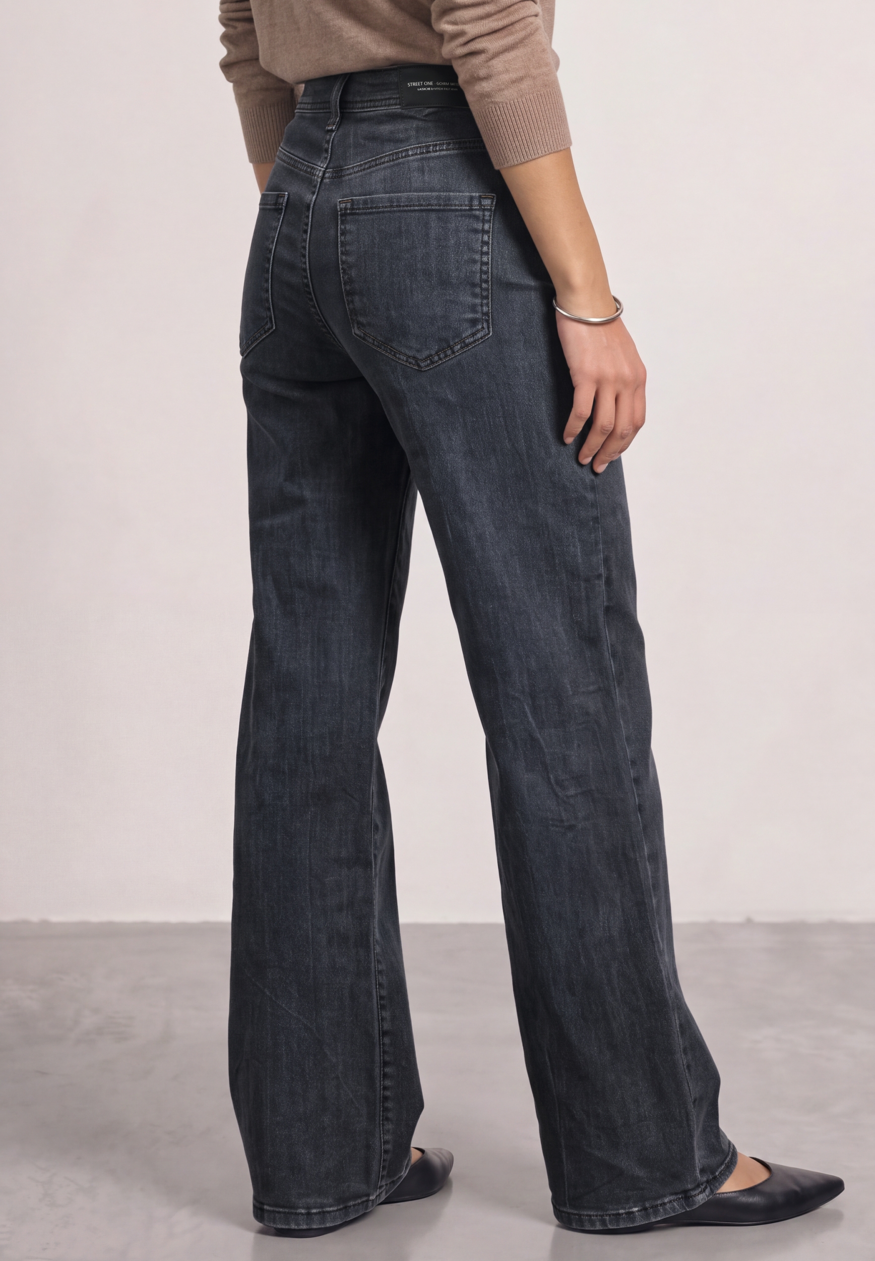 Style Emee Wide Leg.hw. grey w #6