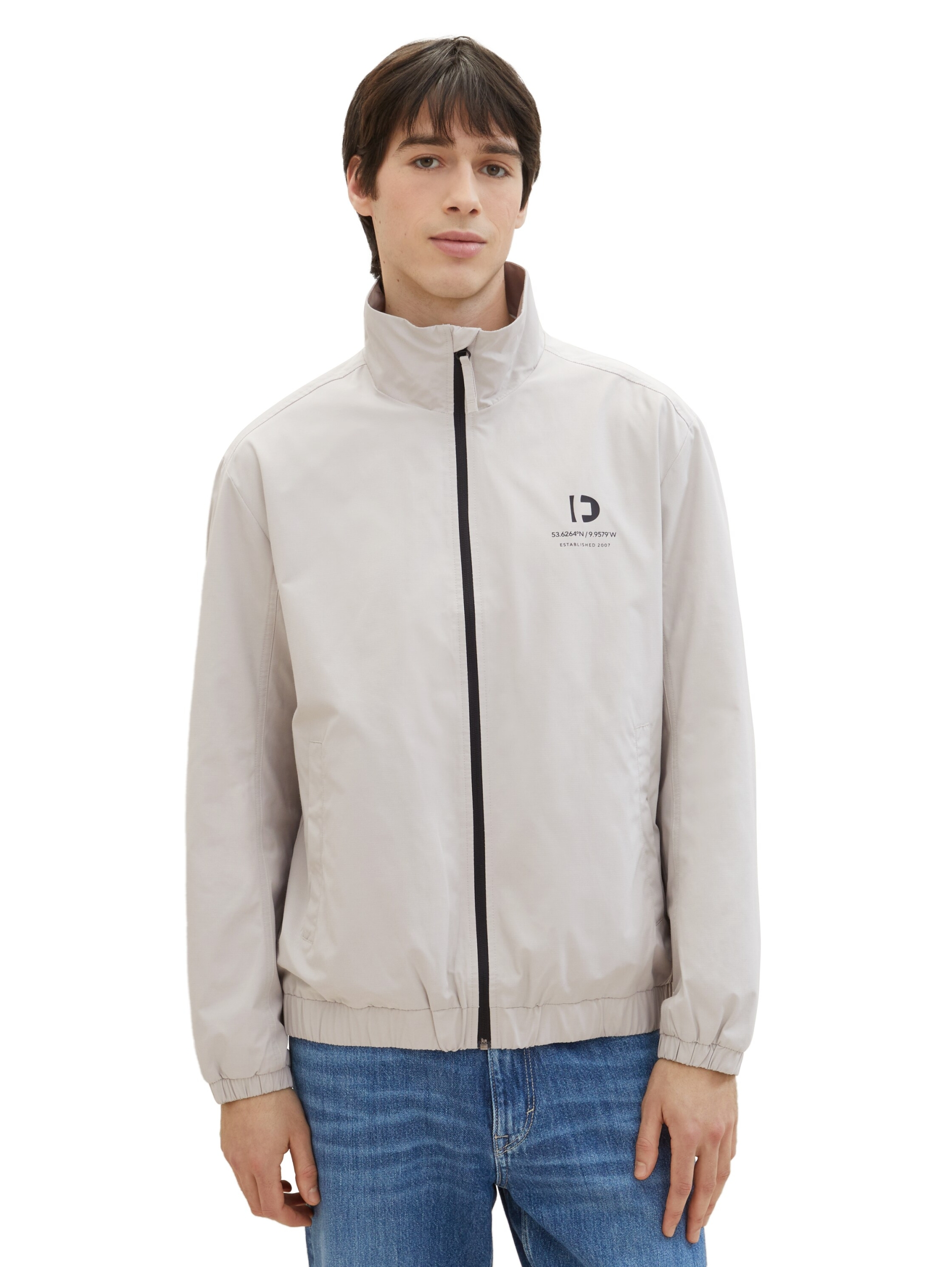 stand-up collar blouson #7