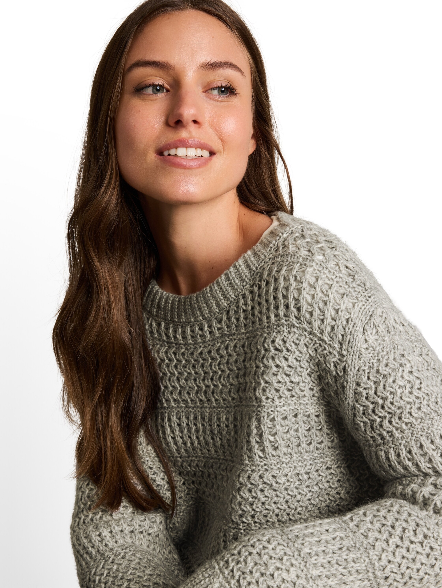 knit chunky structured sweater #6