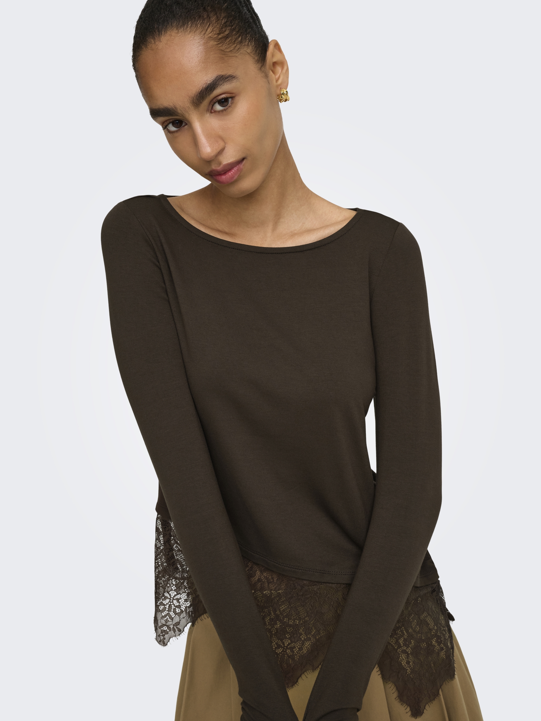 ONLLAILA LS LACE MIX TOP JRS #7