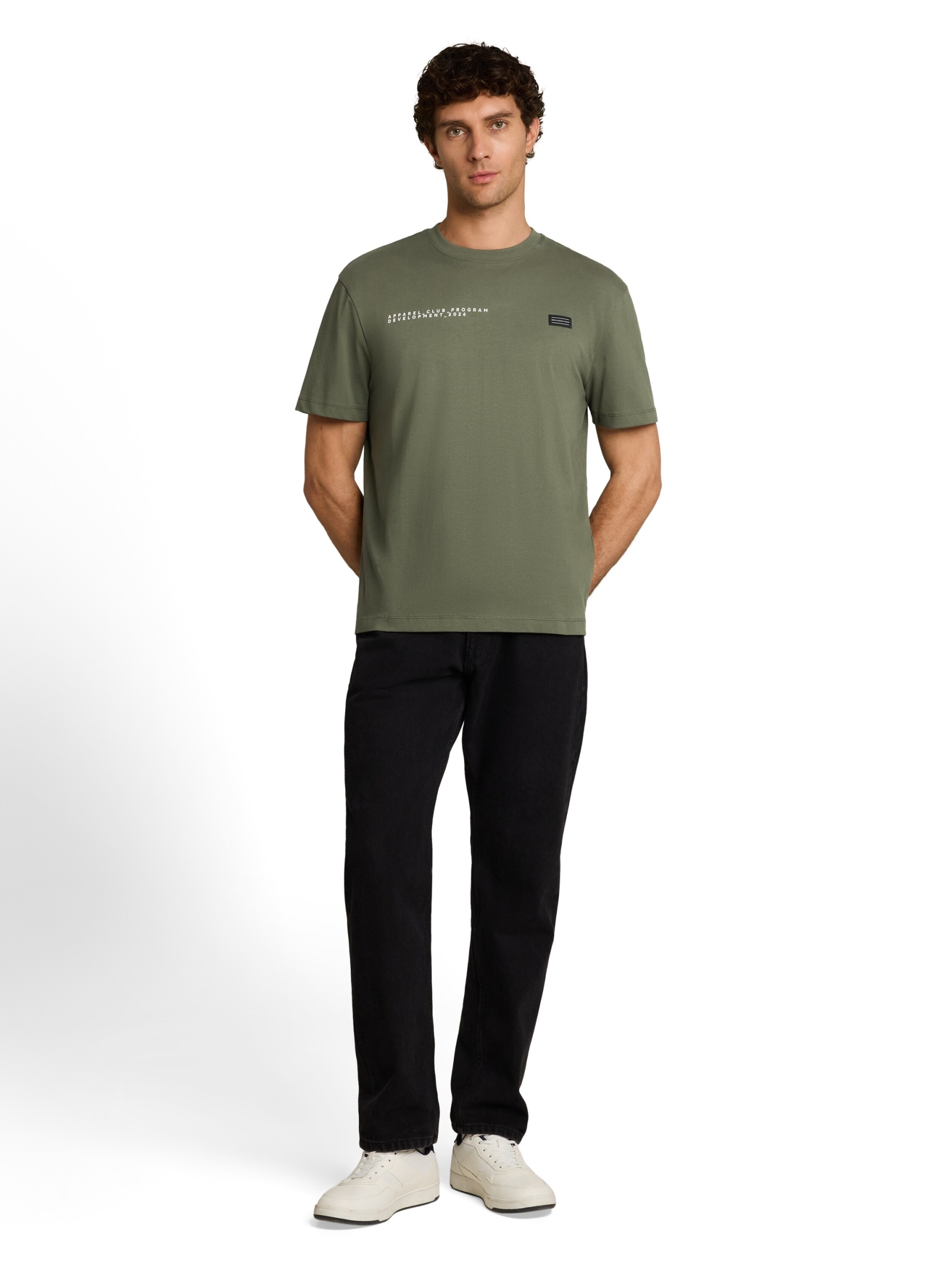relaxed applicated print t-shi #3