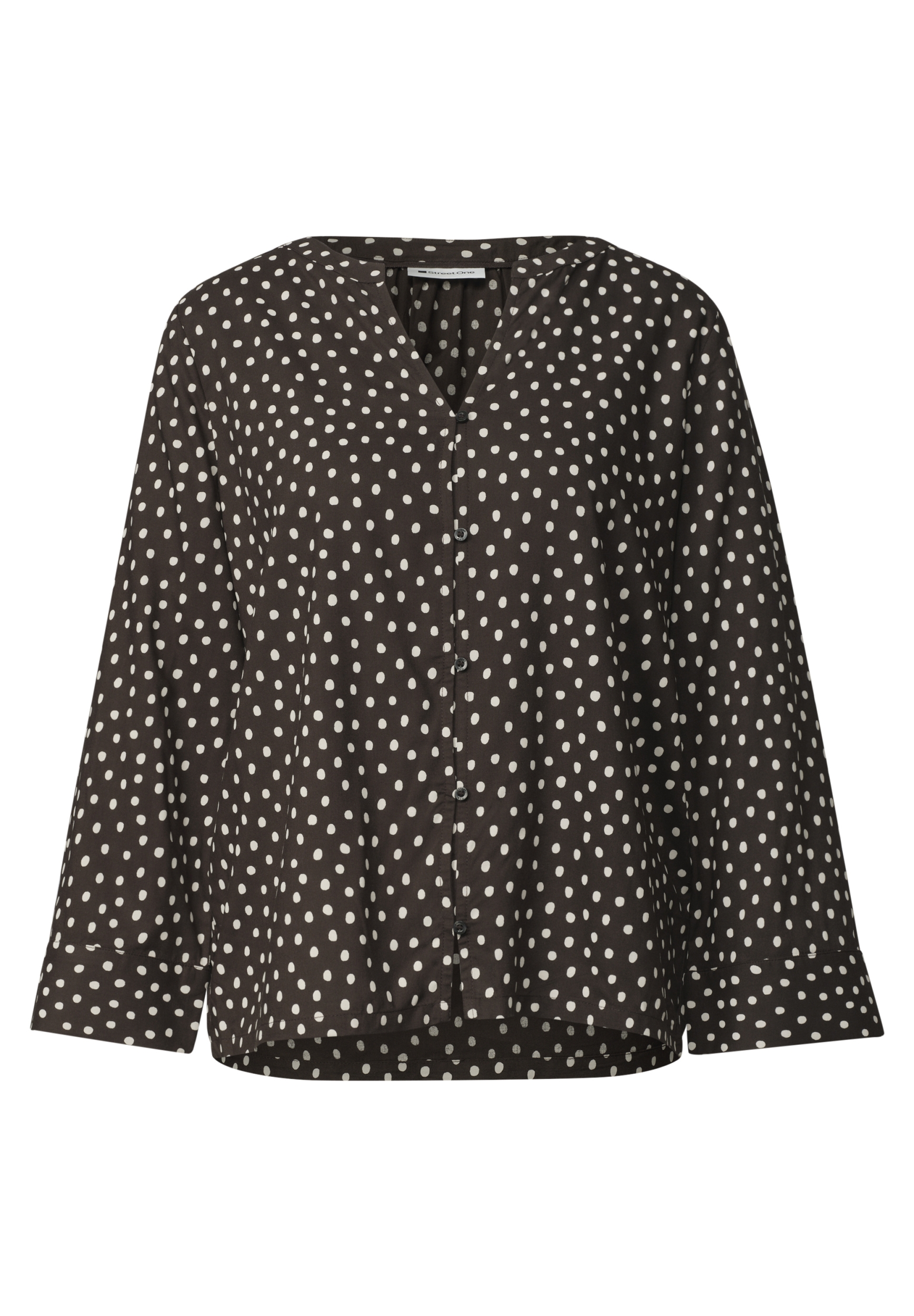 LTD QR Splitneck blouse w butt #1
