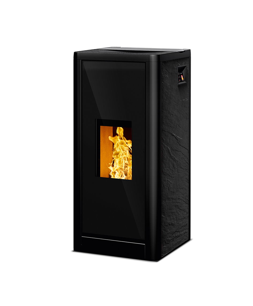 Pelletofen SUMO Dekor Schiefer schwarz A.h.