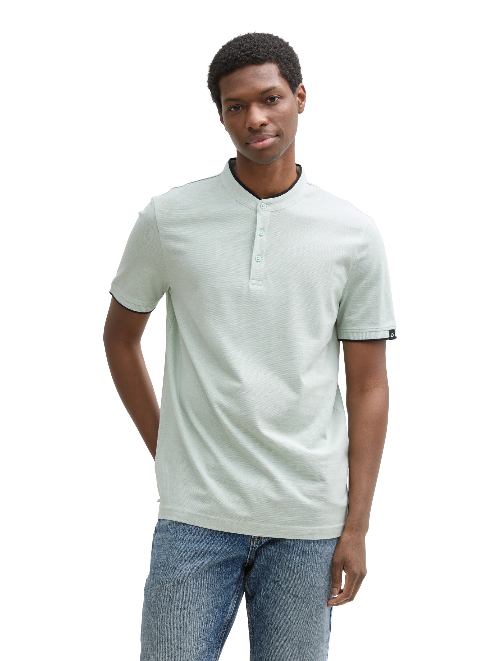stand up collar polo #4