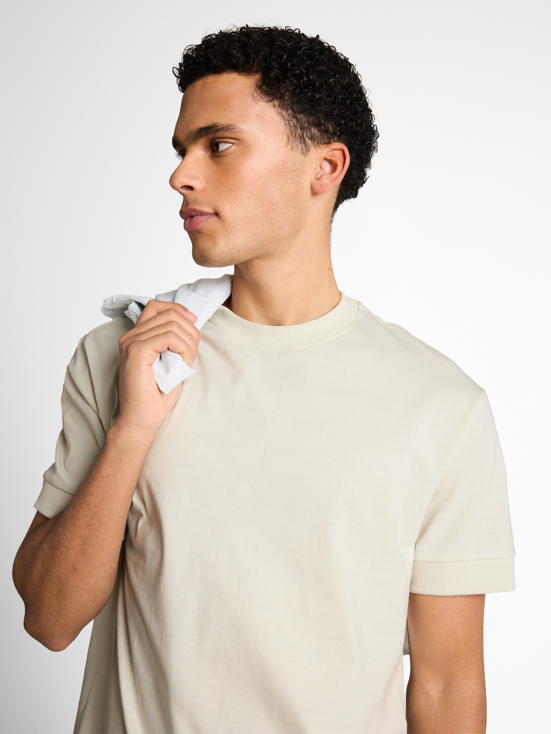 relaxed rib sleeve t-shirt #6