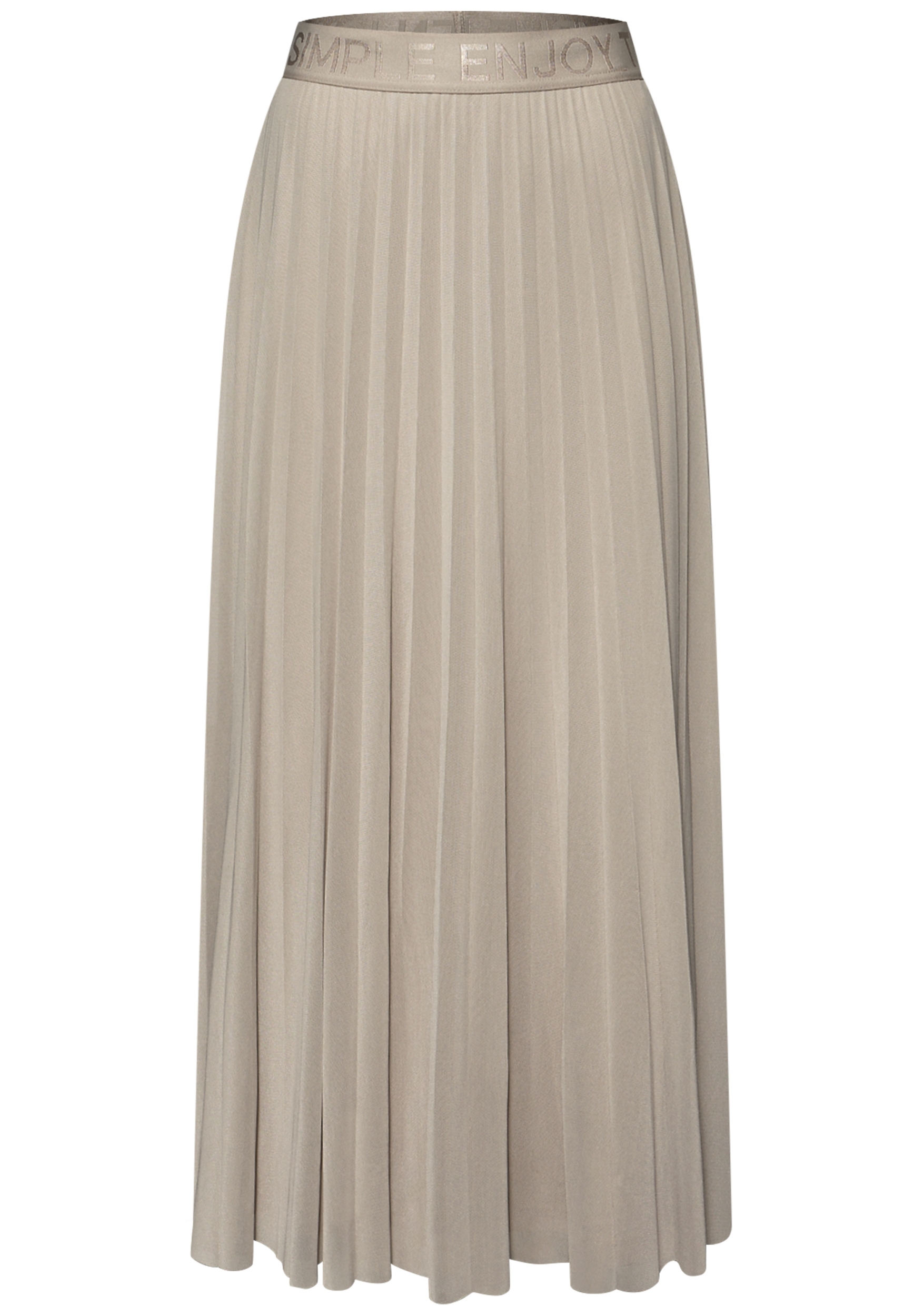 Mesh Plissée Skirt_solid #1