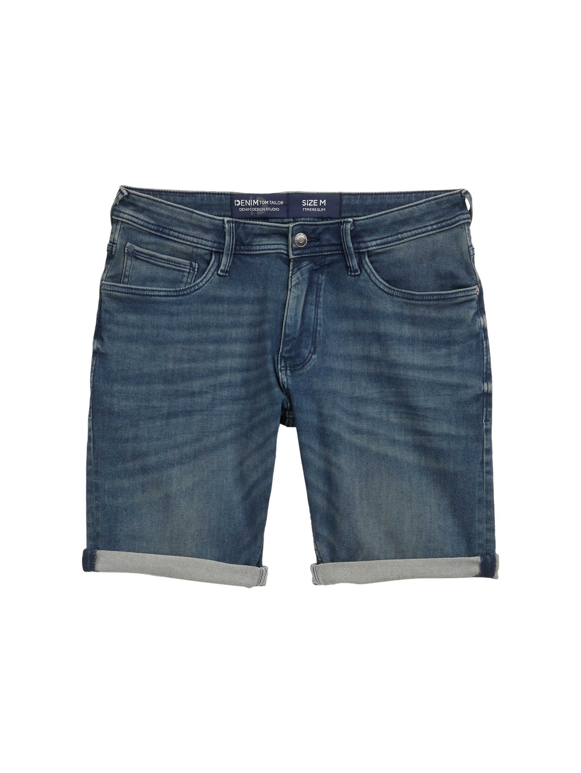 TTPIERS Slim Jeans Shorts mit Superstretch