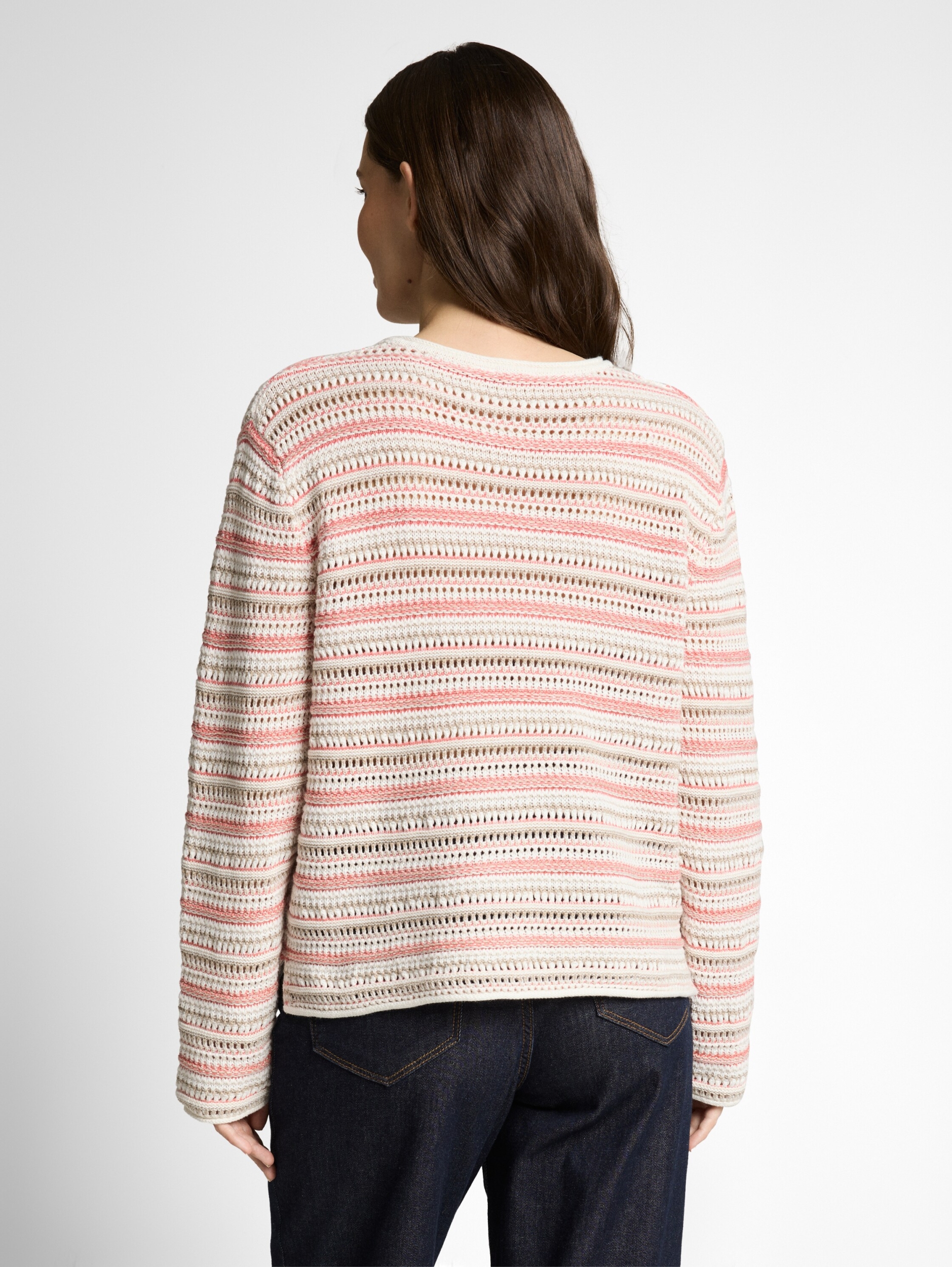 knit structured stripe sweater #4