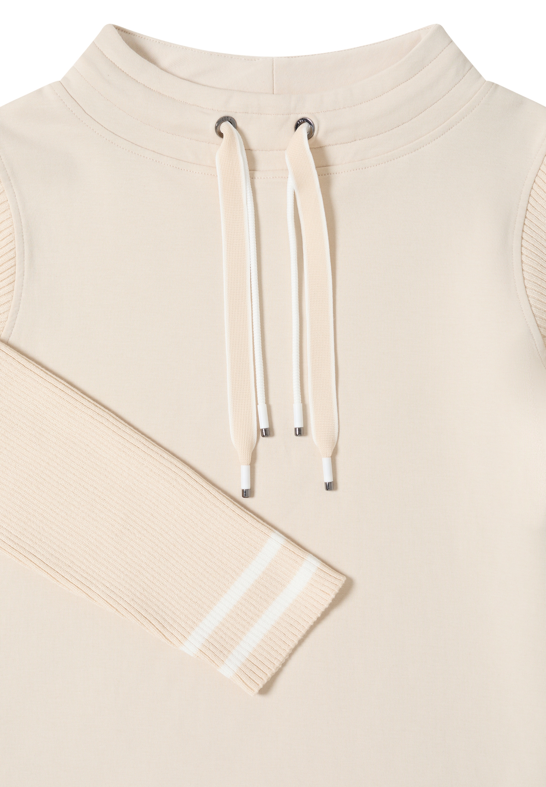 TOS Sweatshirt with Knitted Sl #2