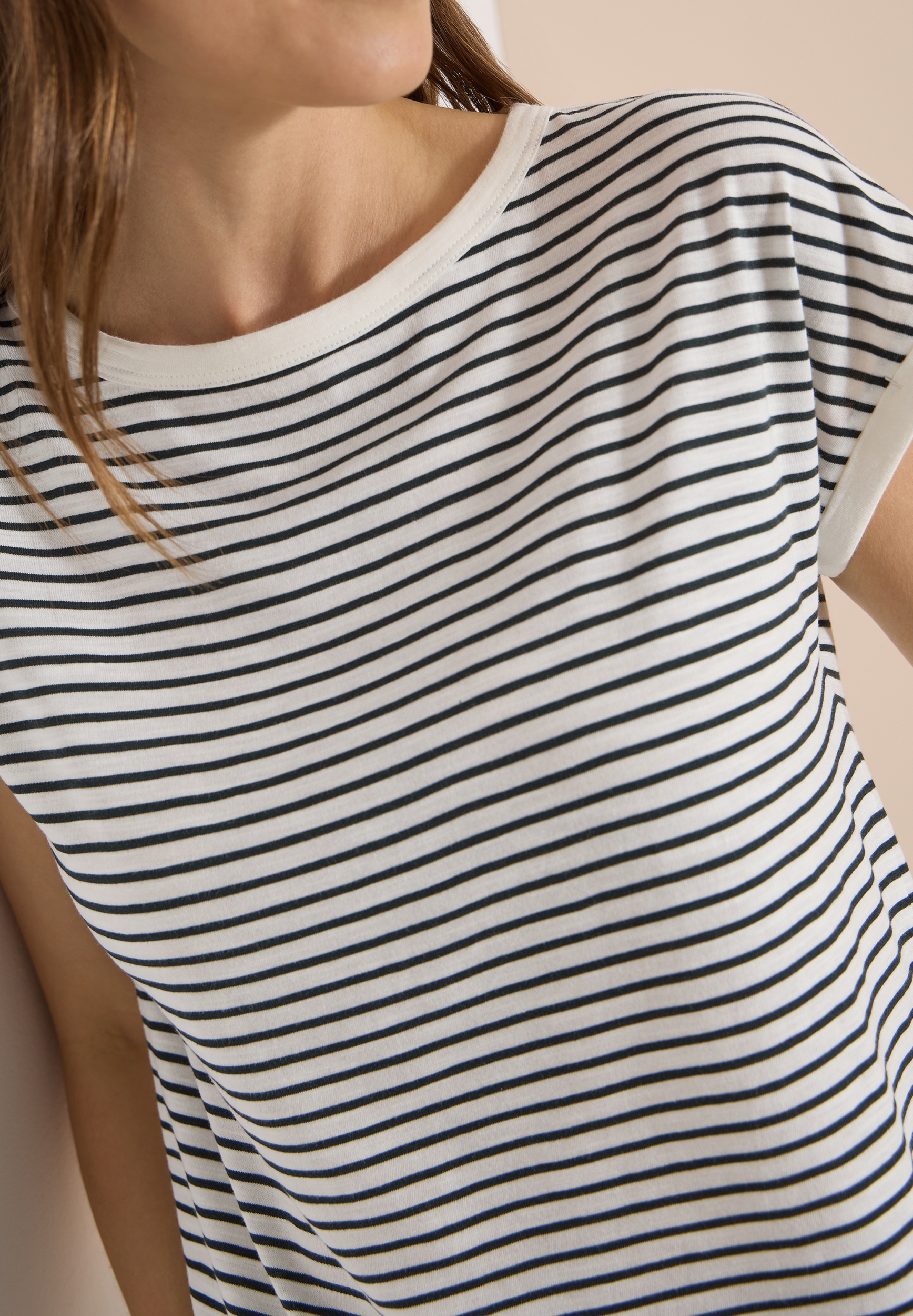 TOS Striped Turn-Up Shirt #6