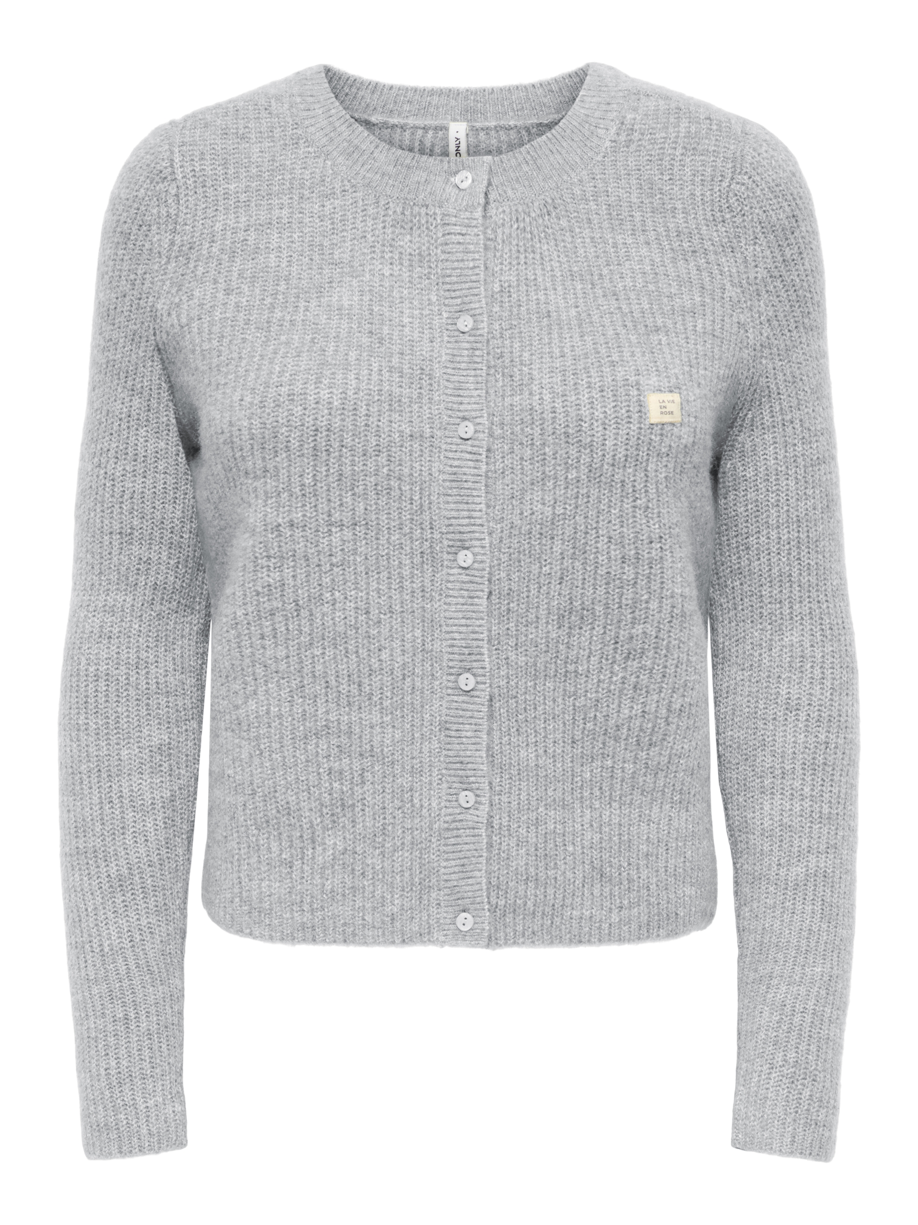 ONLVIGGA LS O-NECK BADGE CARDIGAN KNT #1