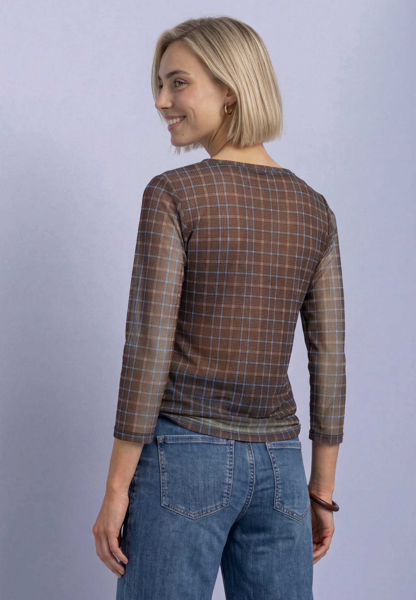 LTD QR printed mesh shirt w.3/ #4