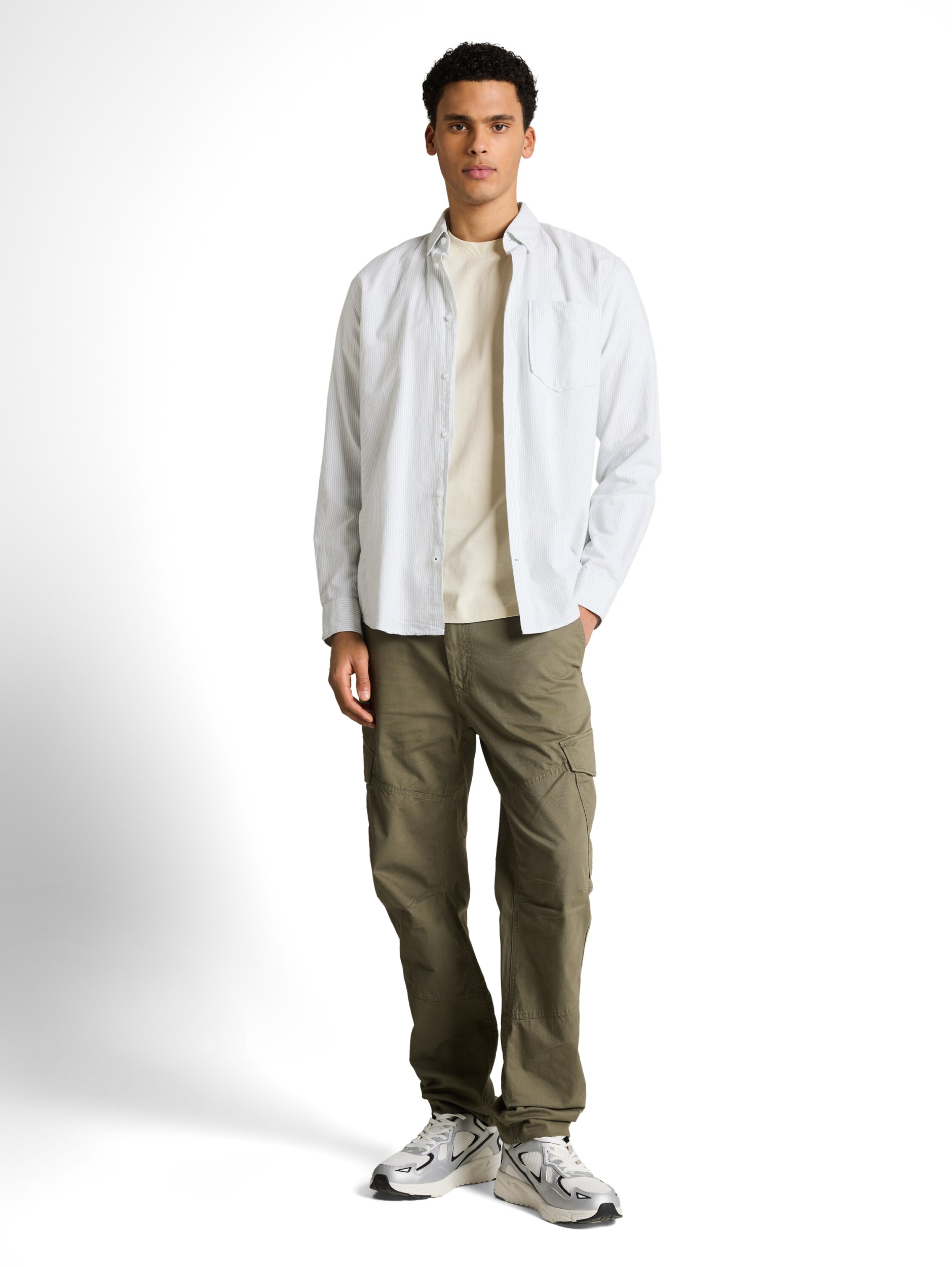 relaxed rib sleeve t-shirt #3