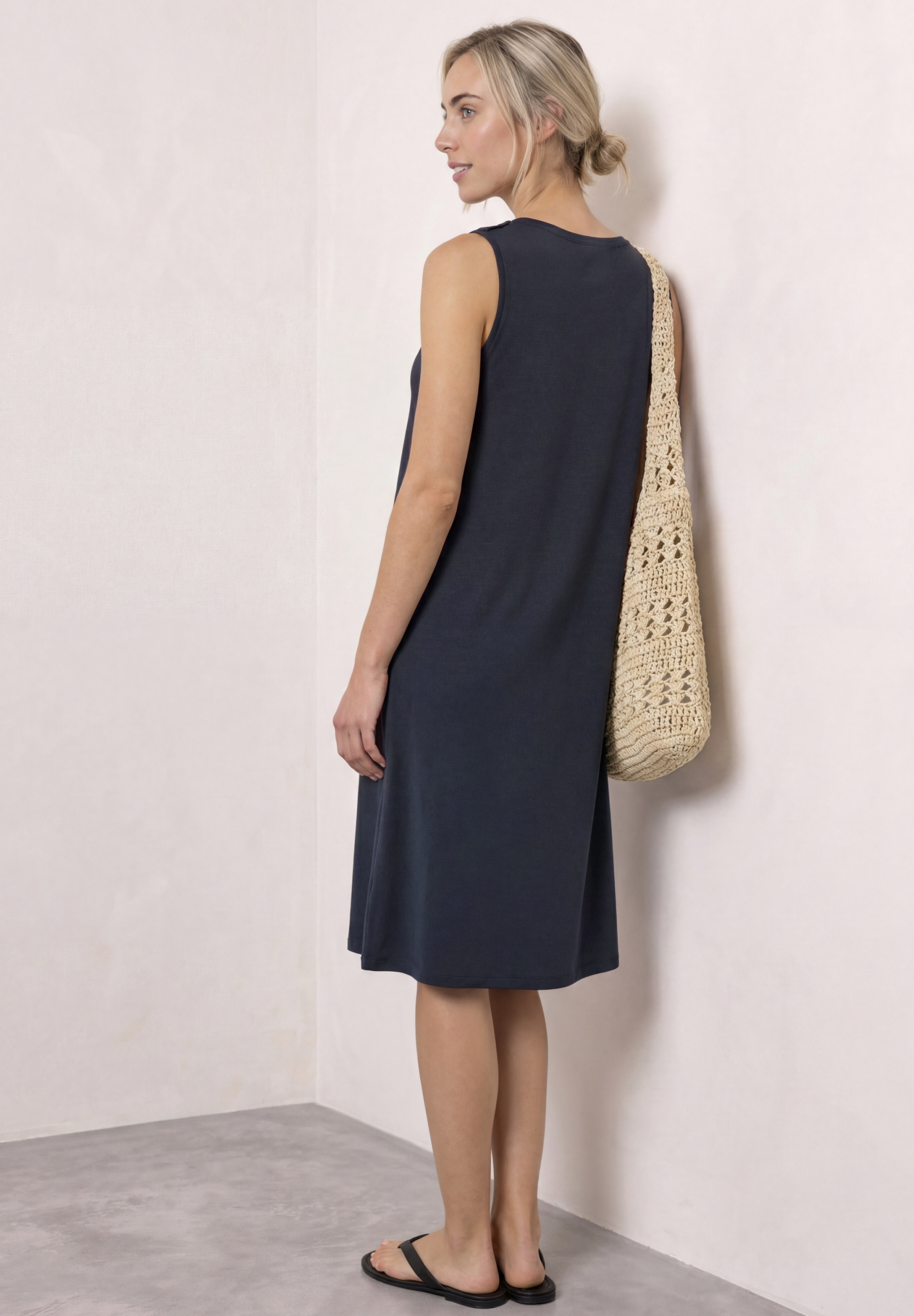 Sleeveless Jersey Dress w. sho #4