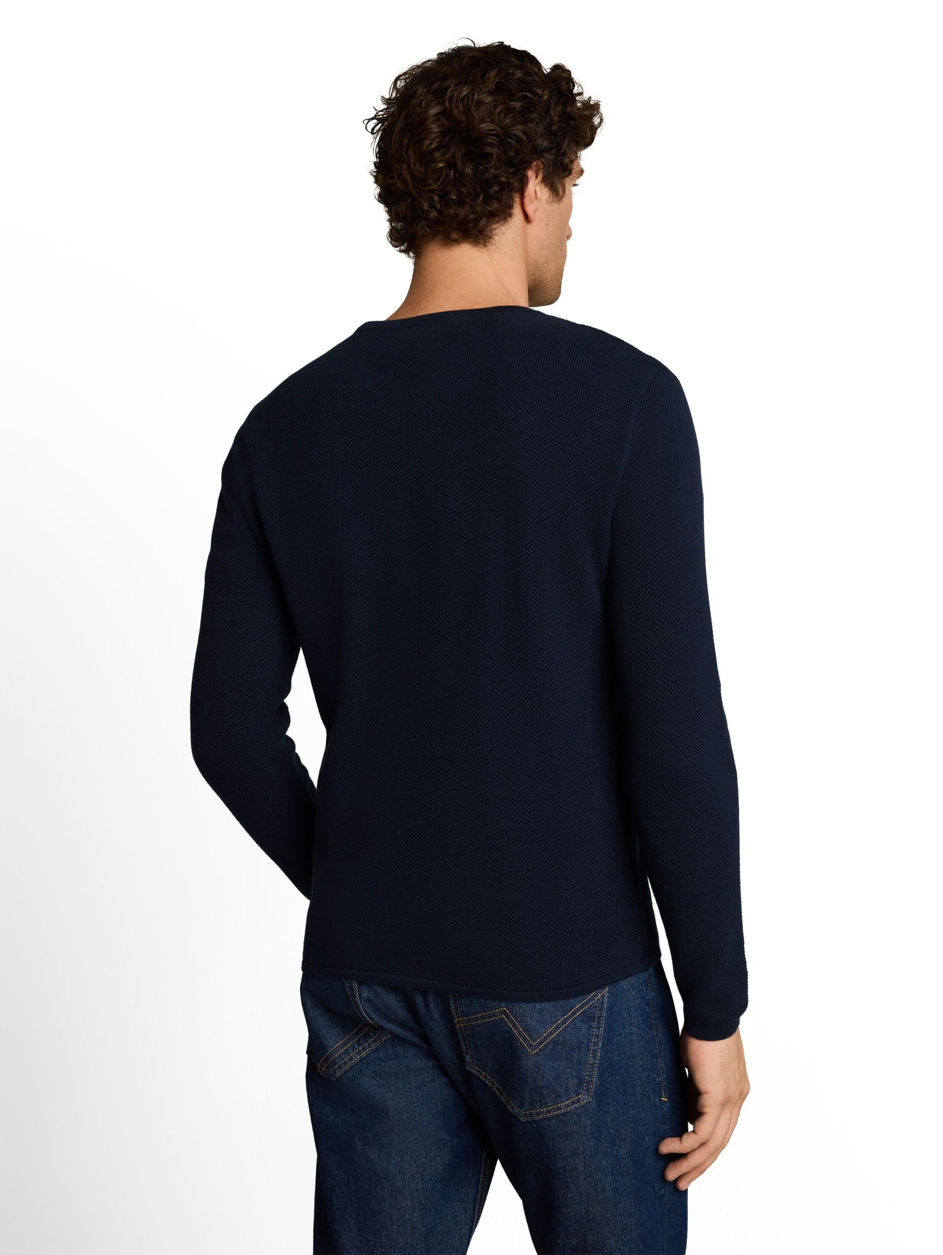 basic structred crew neck knit #4