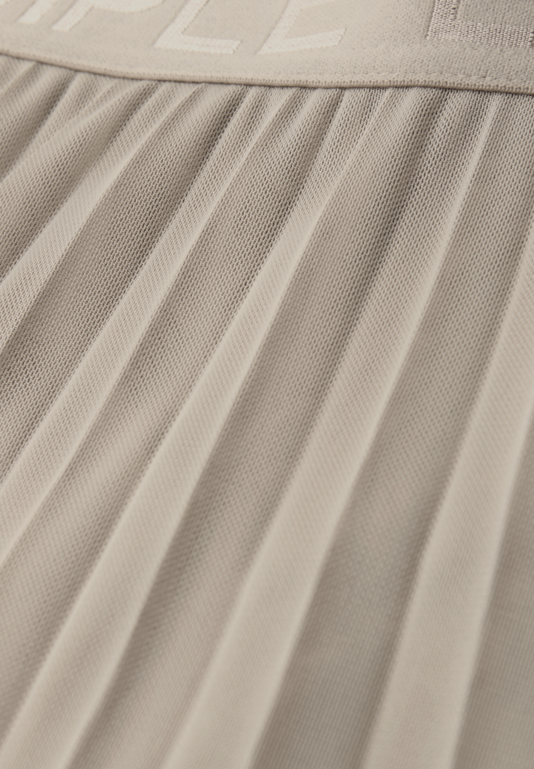 Mesh Plissée Skirt_solid #2