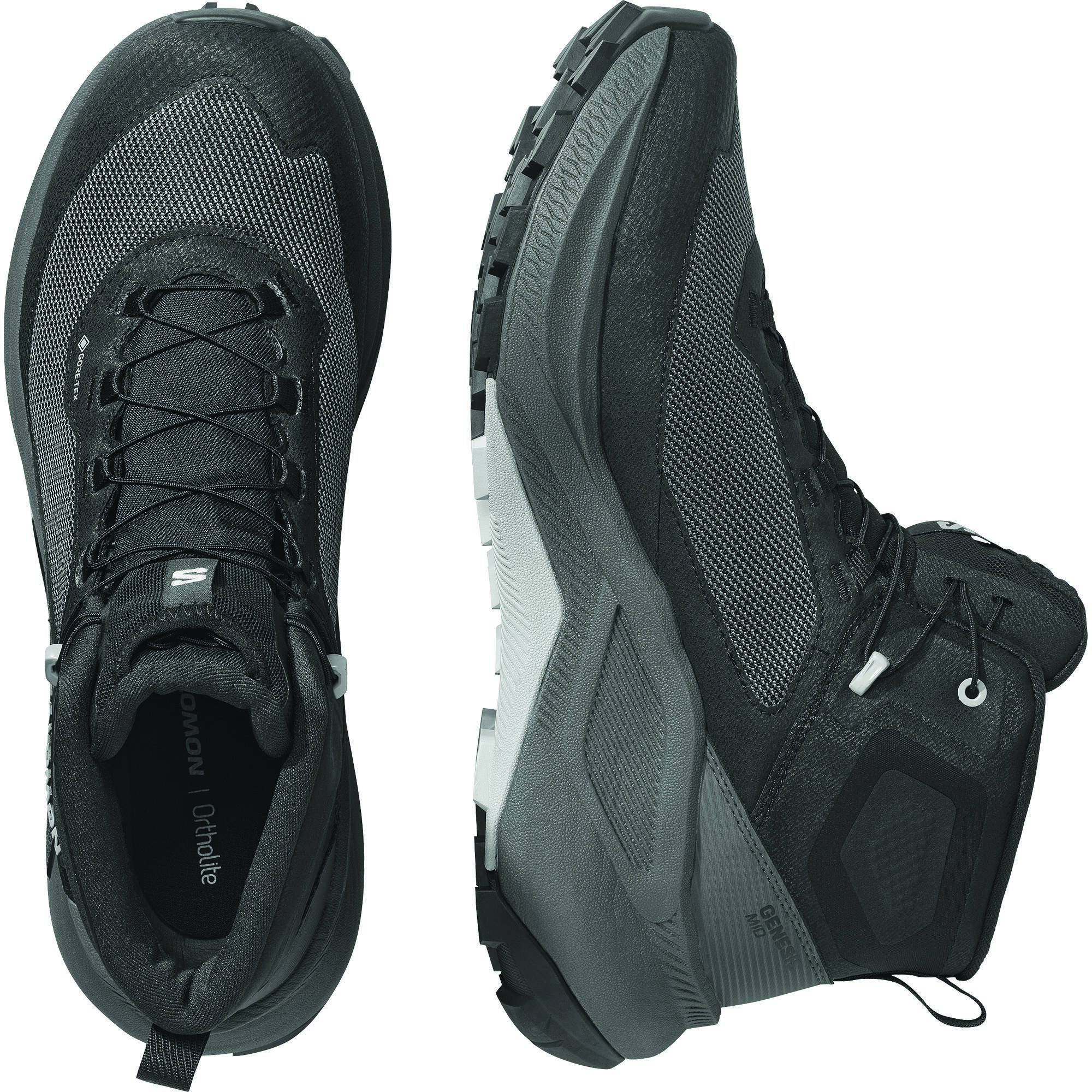 SHOES GENESIS MID GTX Black/Asphalt/Allo #6