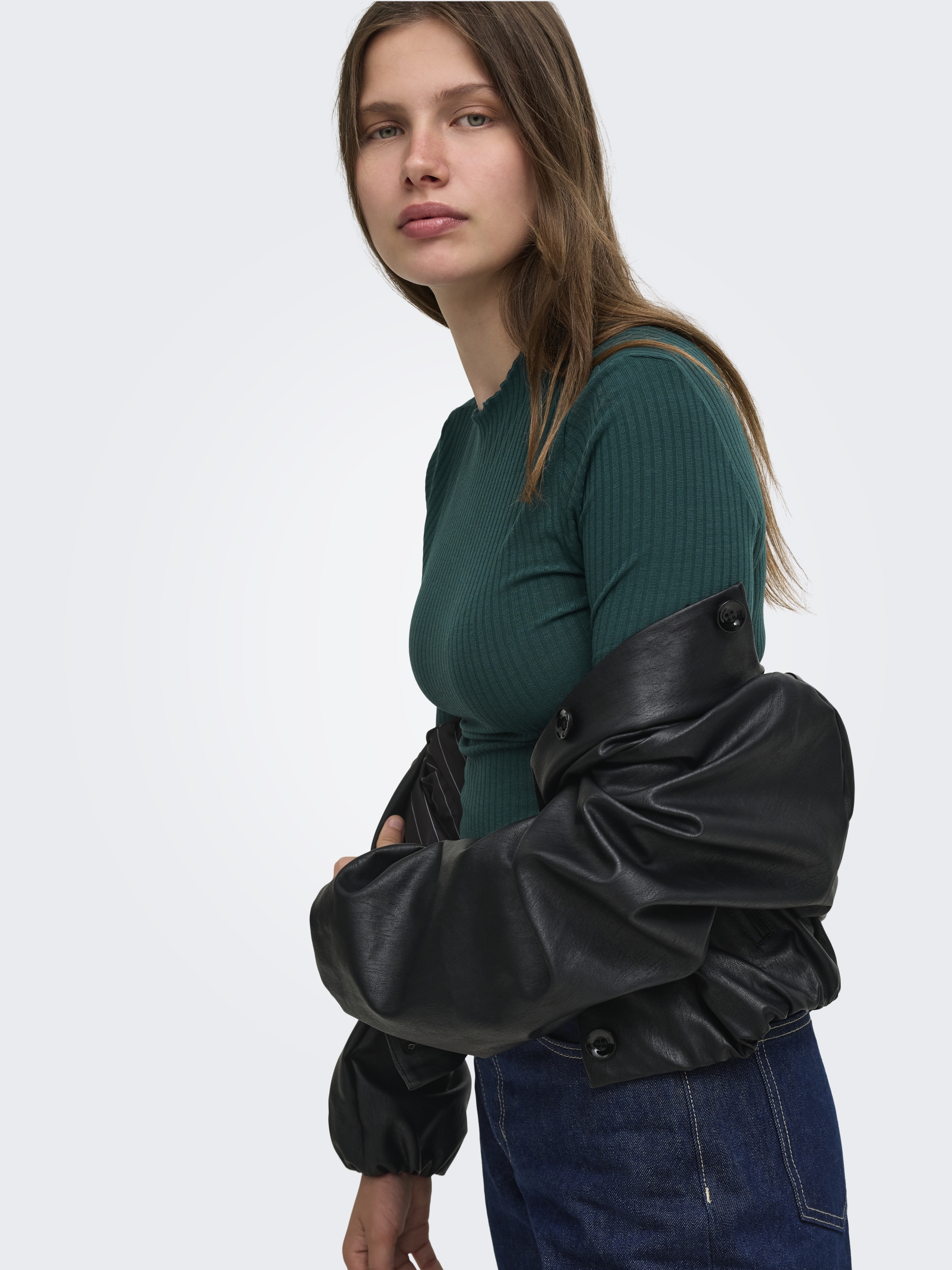 ONLEMMA L/S HIGH NECK TOP NOOS JRS #7