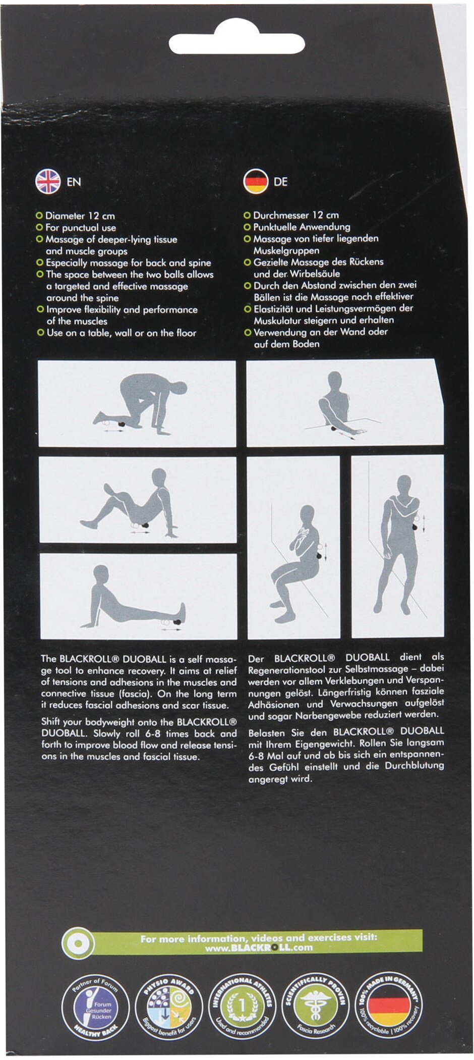 BLACKROLL Massageball ""Duoball 12"""" #5