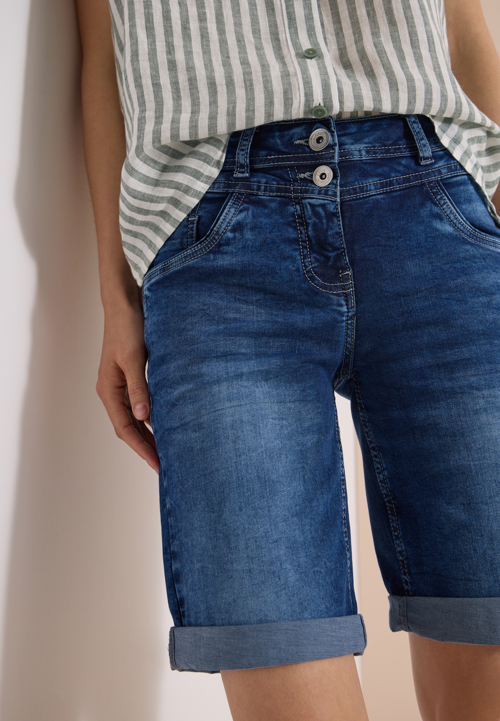 NOS Scarlett Shorts Mid Blue #3