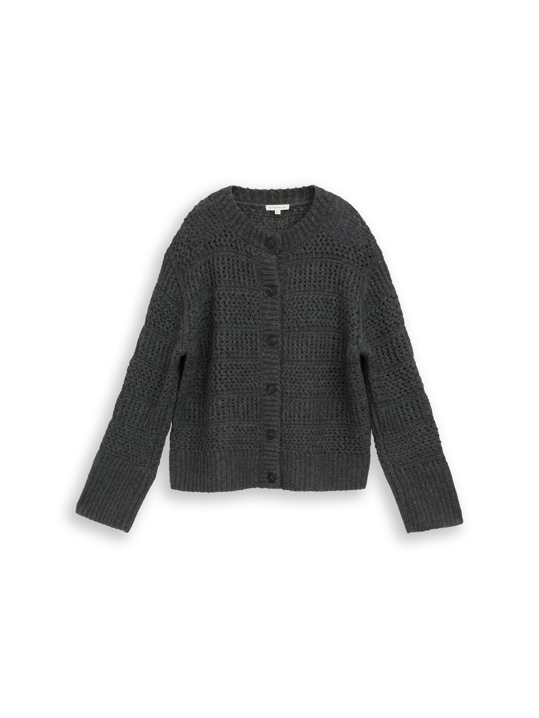 knit chunky structured cardiga #1
