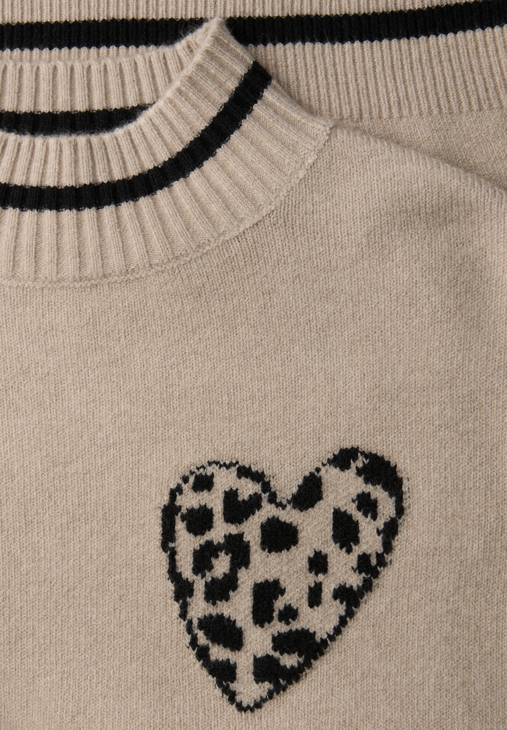 leo heart jacquard sweater #2