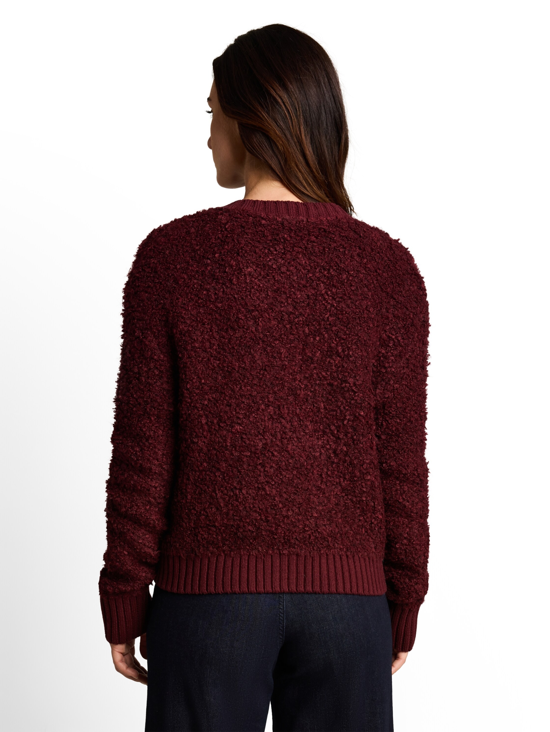 knit bouclé cardigan #7