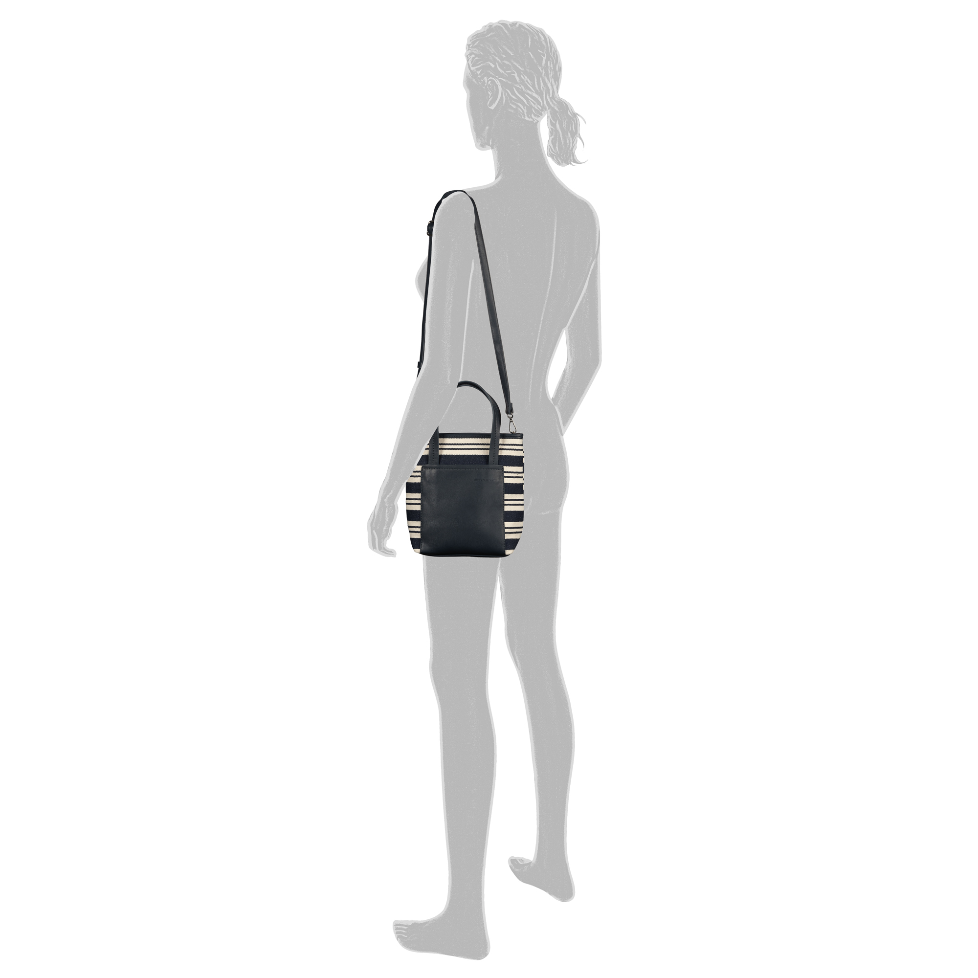 Elodie, Zip shopper S, mixed blue #4