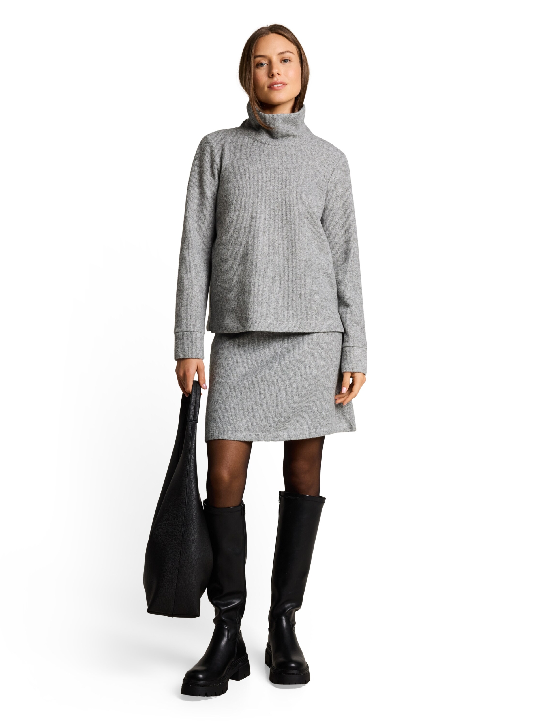 Sweatshirt wide roll neck cosy #3