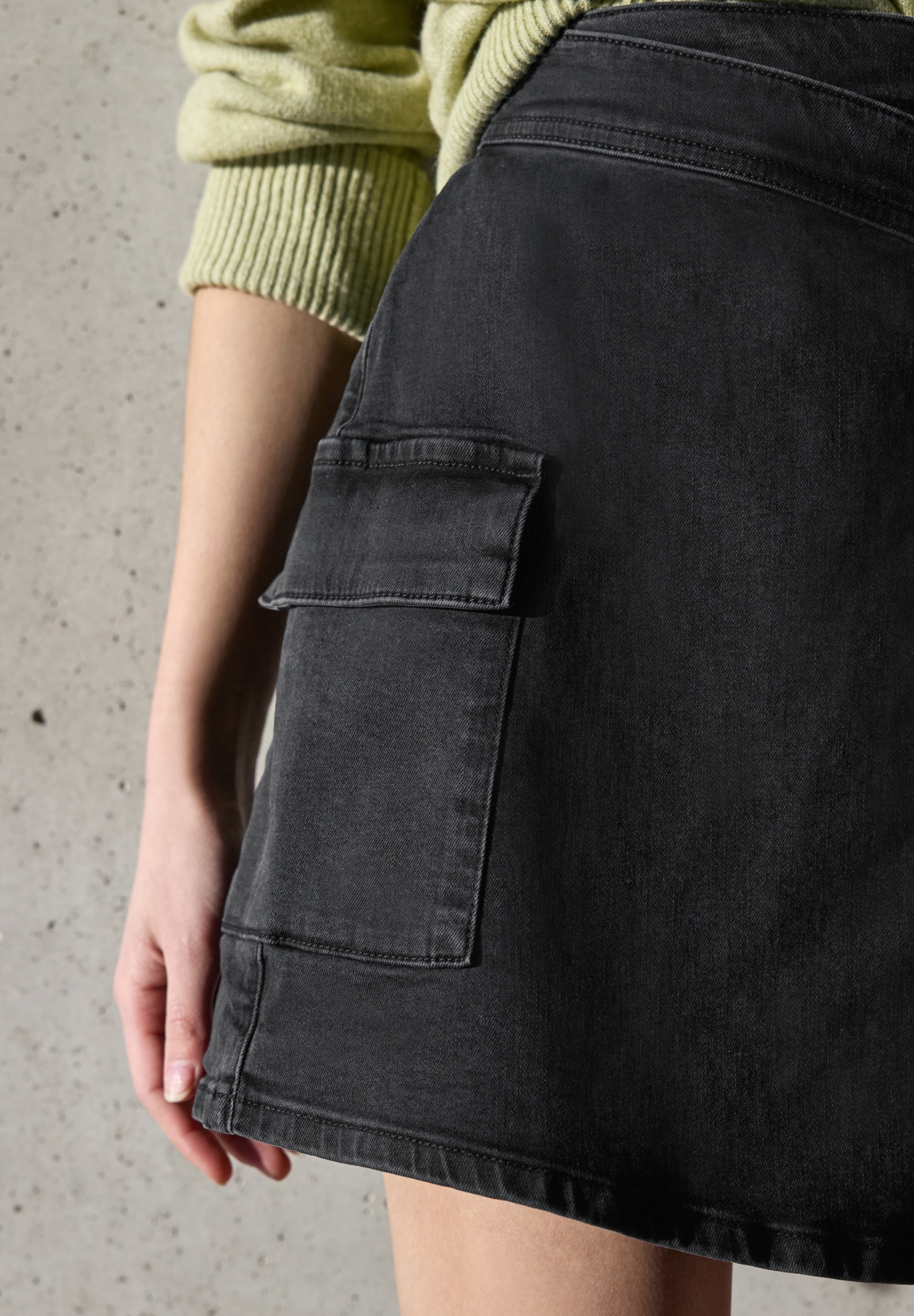 Jeansrock in Wickel-Optik #7