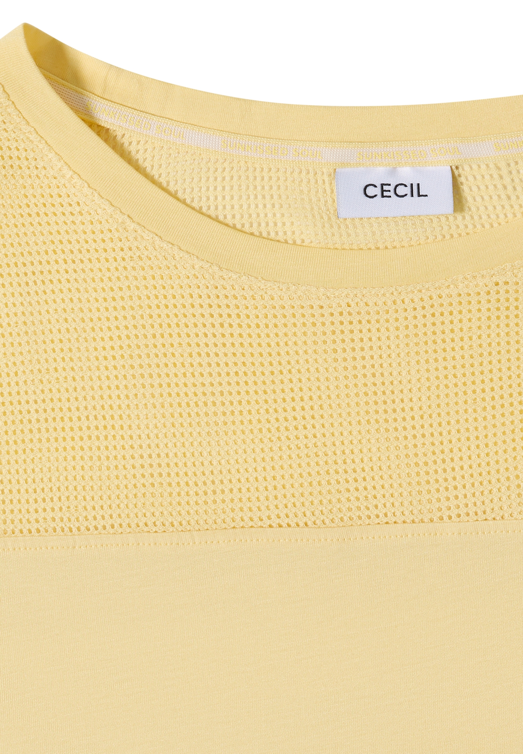 TOS Solid Mesh Insert T-Shirt #2