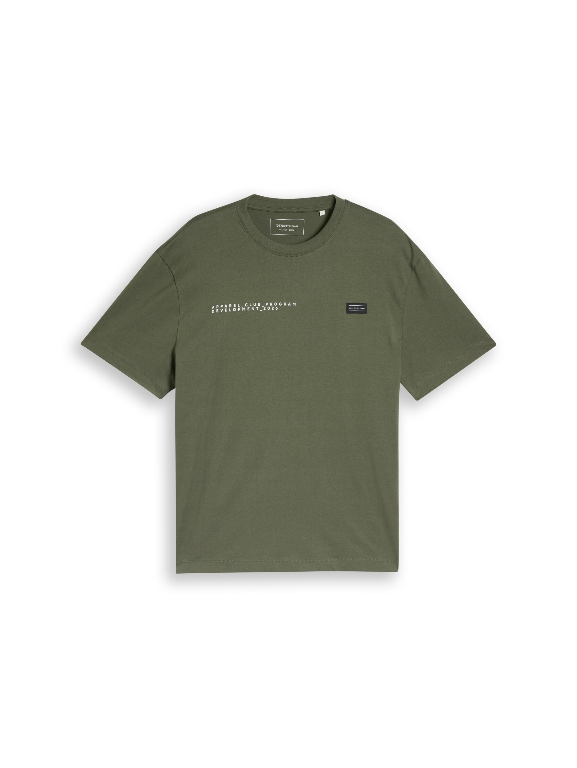 relaxed applicated print t-shi #1