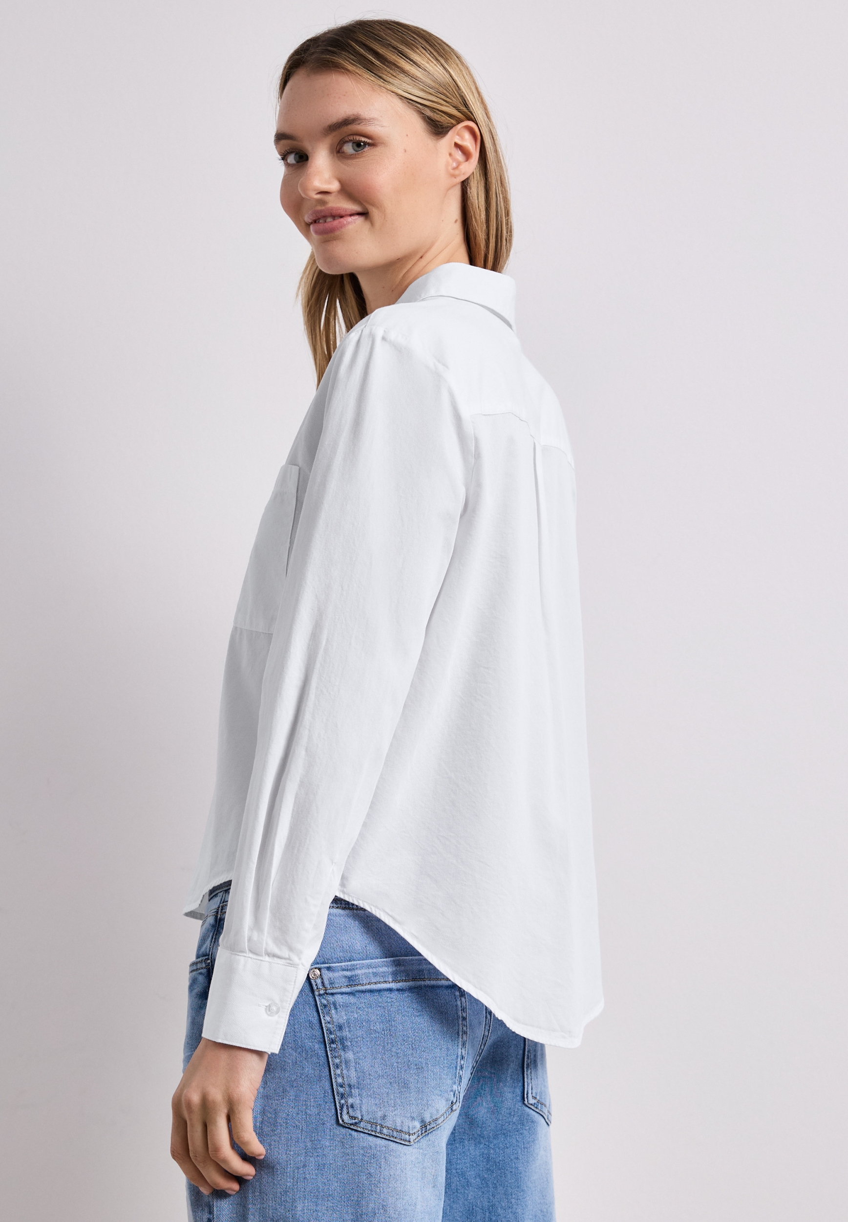 QR Cotton shirtcollar blouse w #4