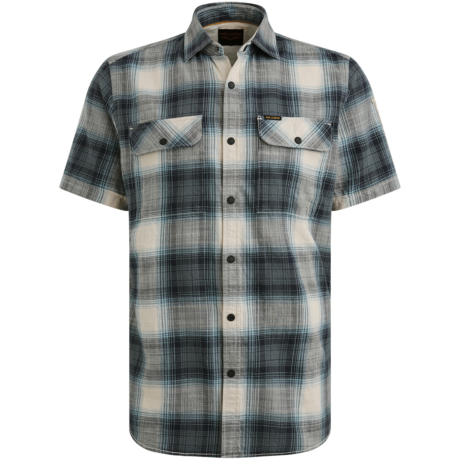 Short Sleeve Shirt Slub Weave yarn #1
