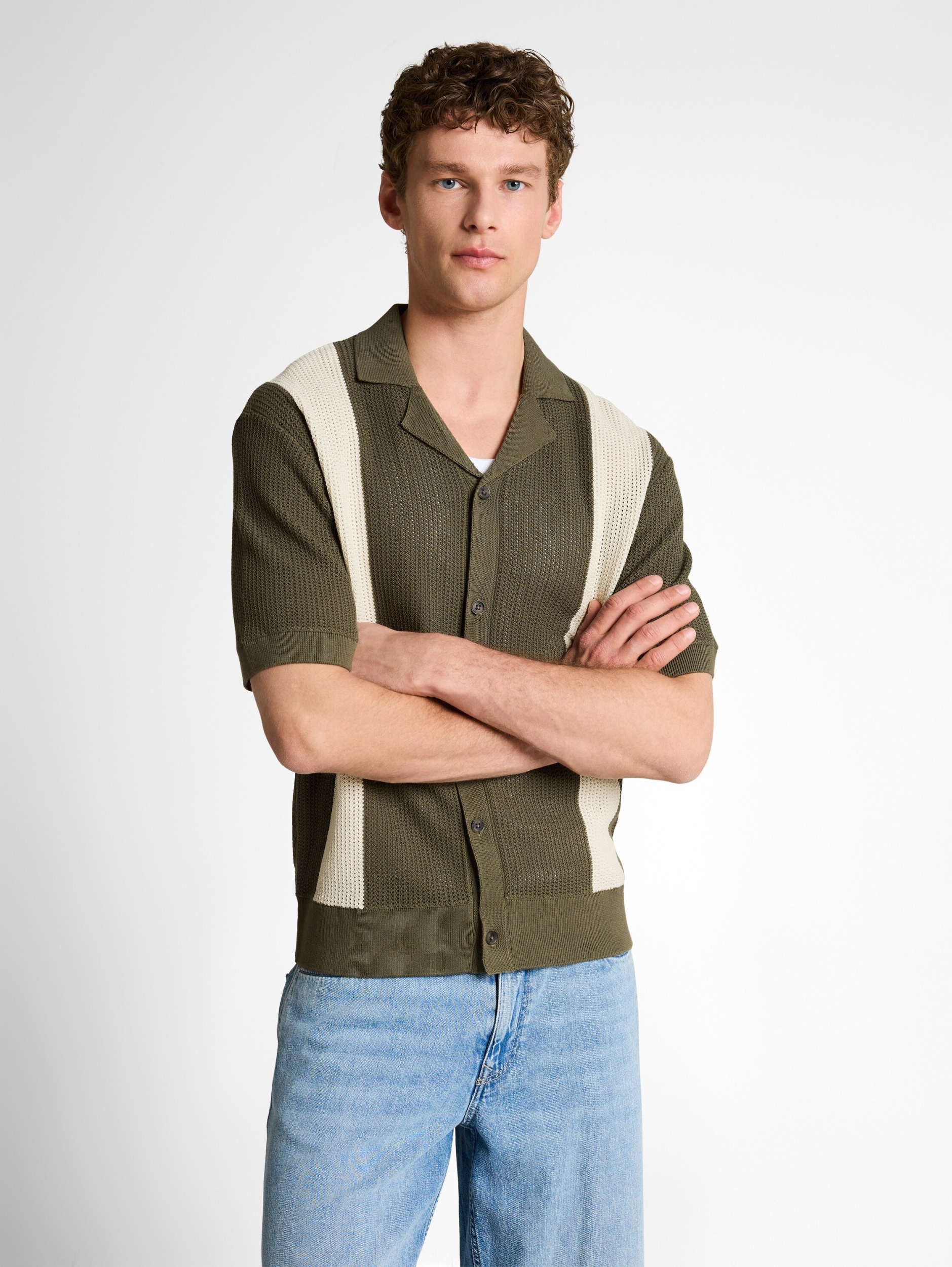 open knit polo #6