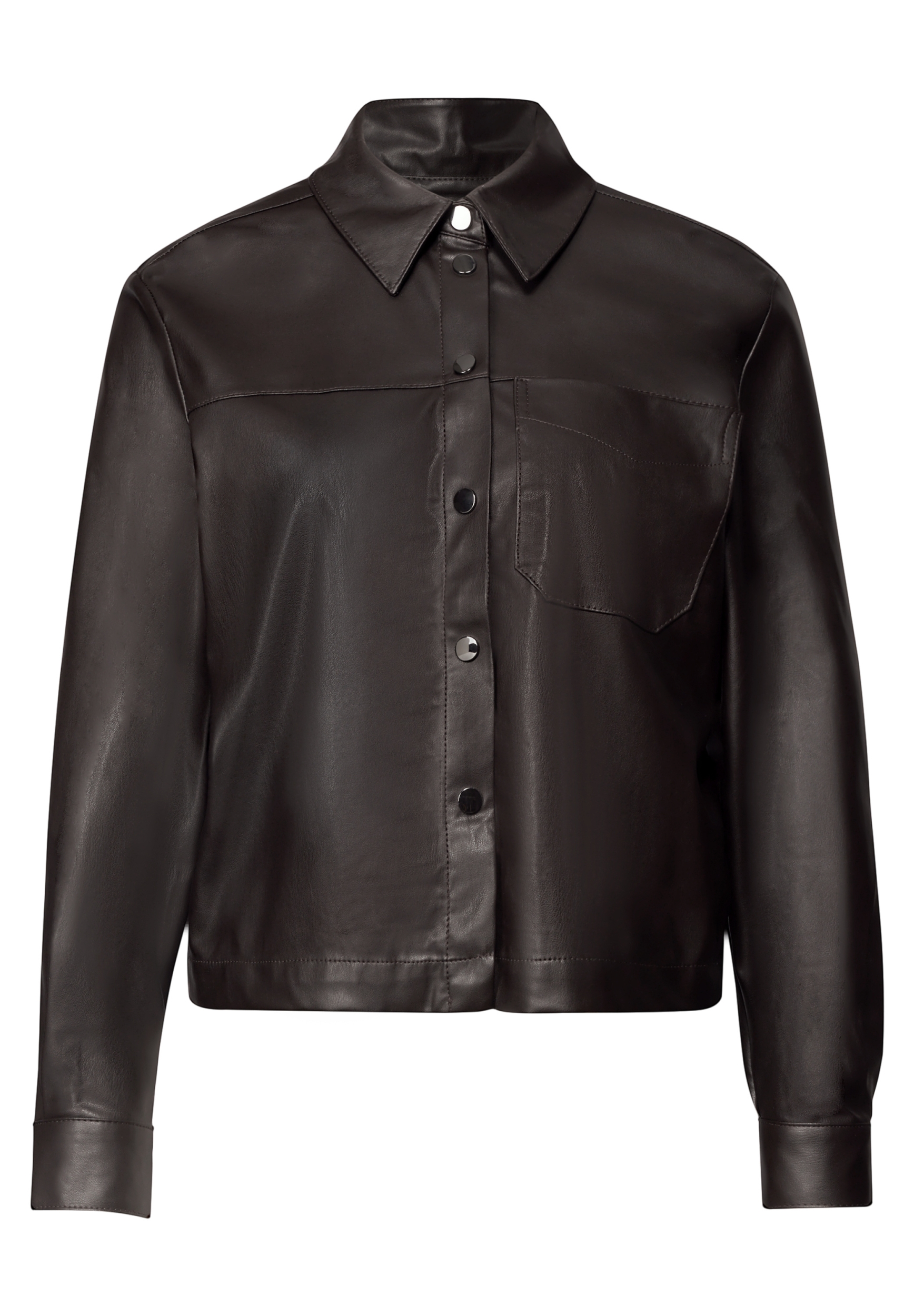 EOS_PU Shirtcollar Blouse w. p #1