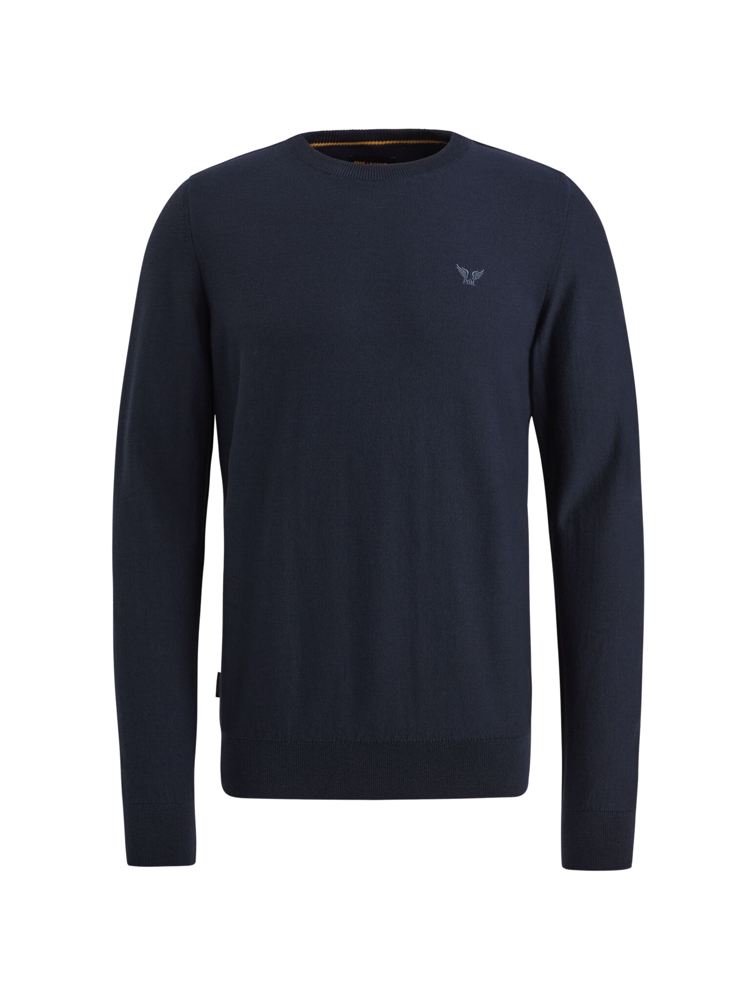 R-neck cotton knit #1