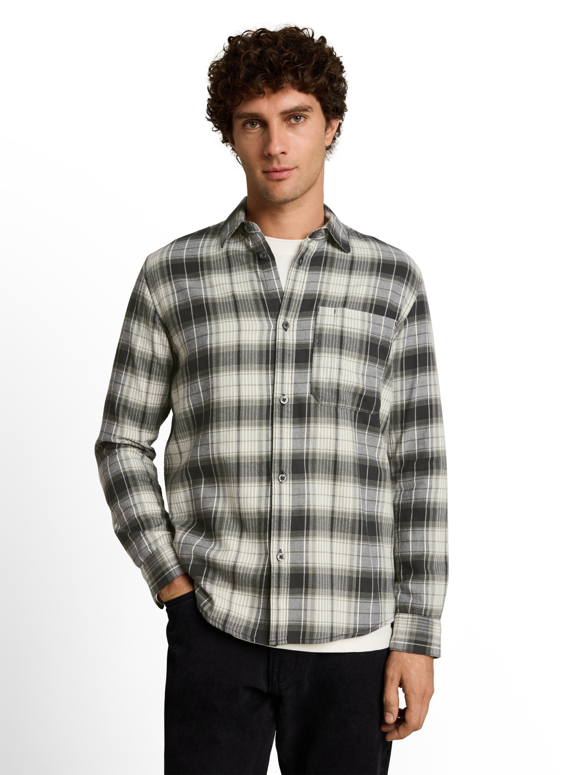 relaxed checked shirt #6