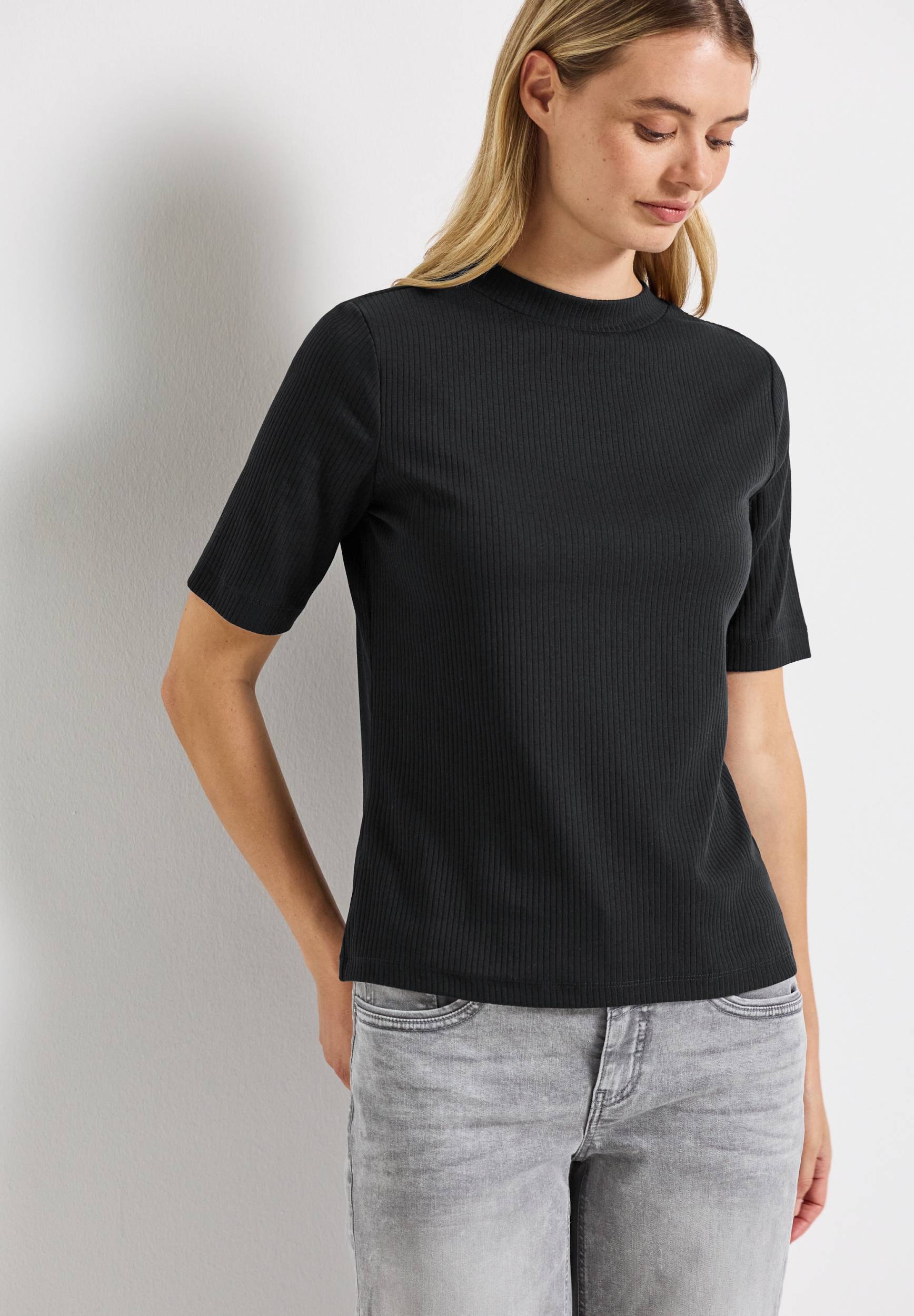 LTD QR rib turtle neck shirt #7