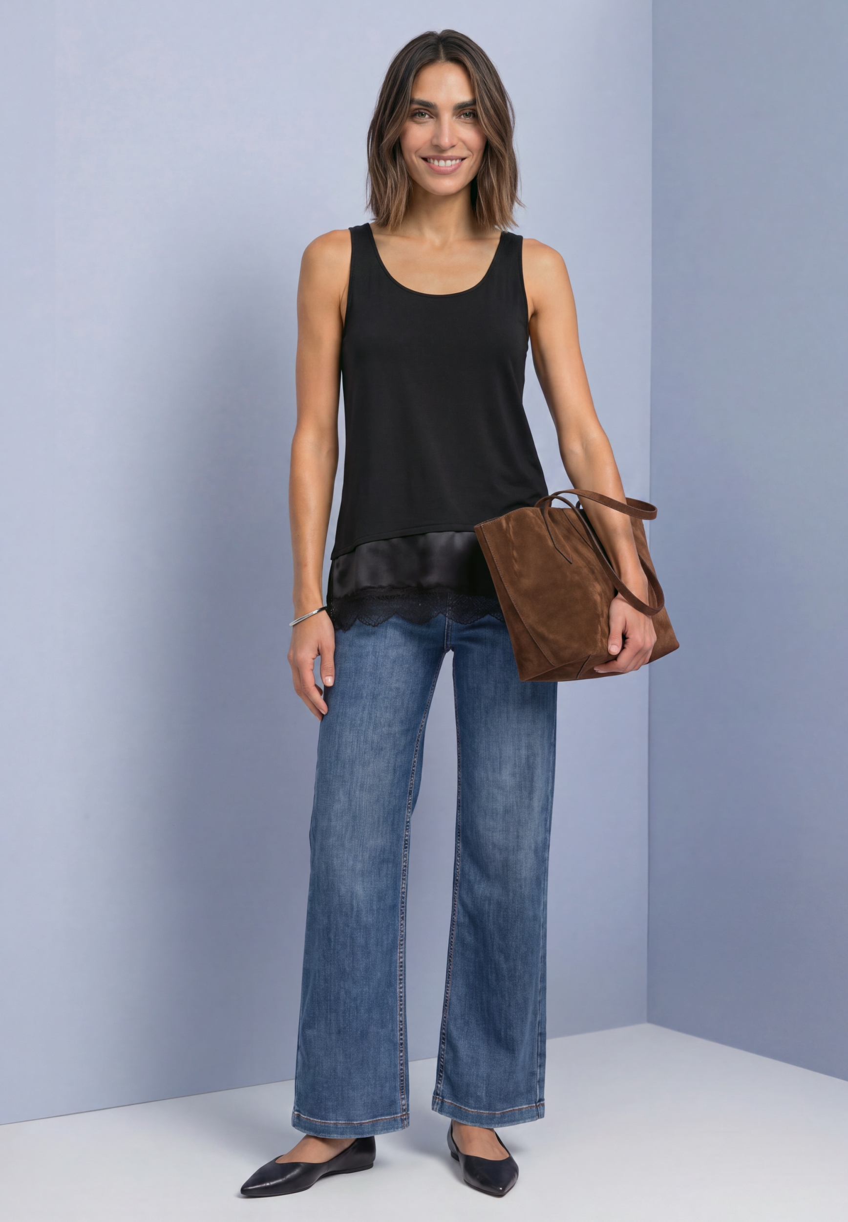 top w.diagonal woven bottom #5