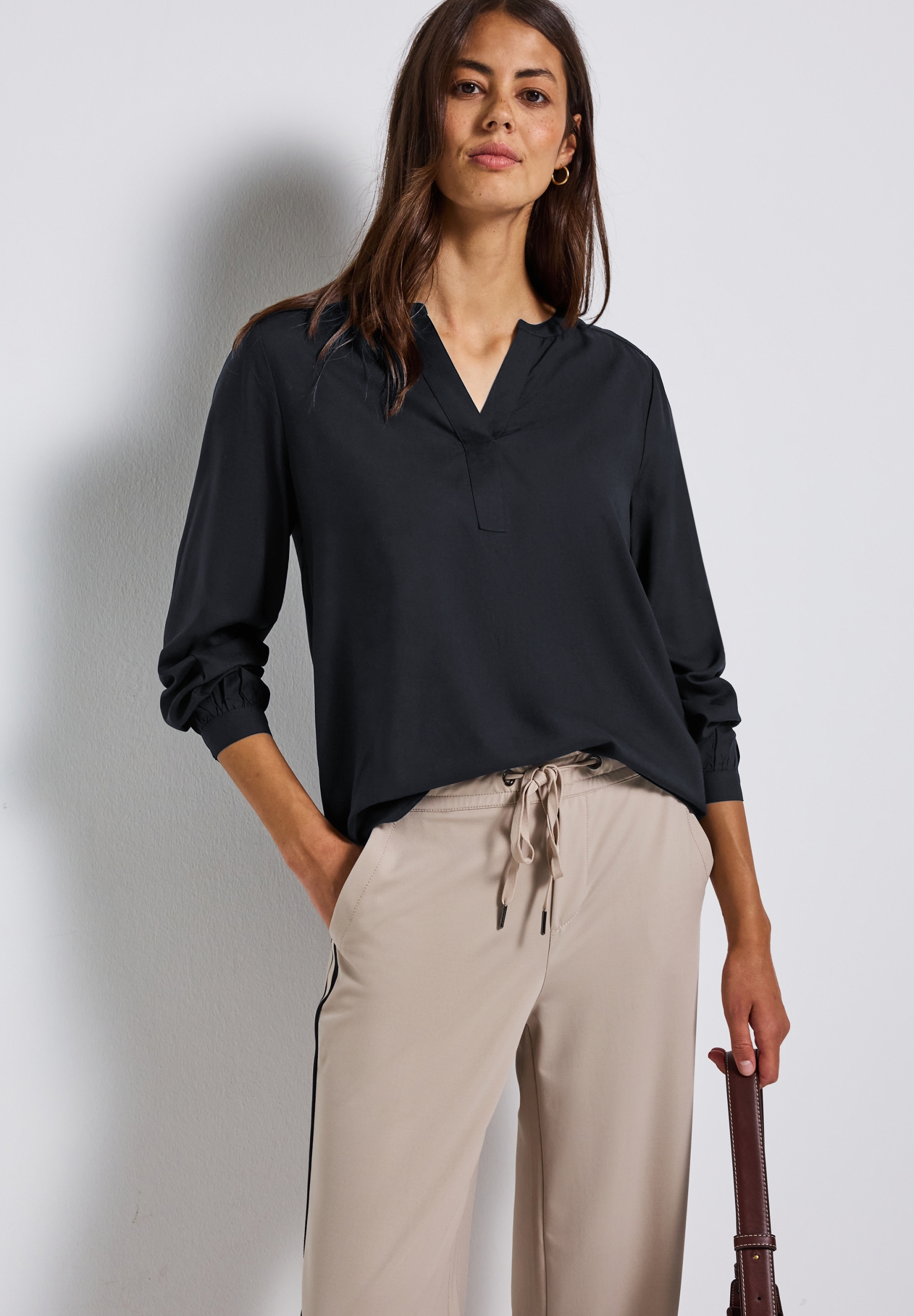 QR Splitneck tunic blouse UNI #3