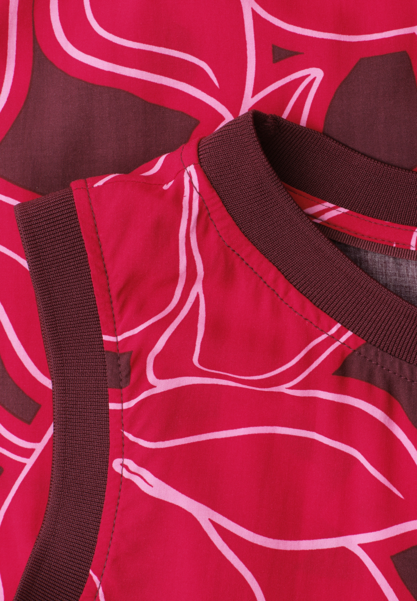 Blousetop w tape detail AOP #2