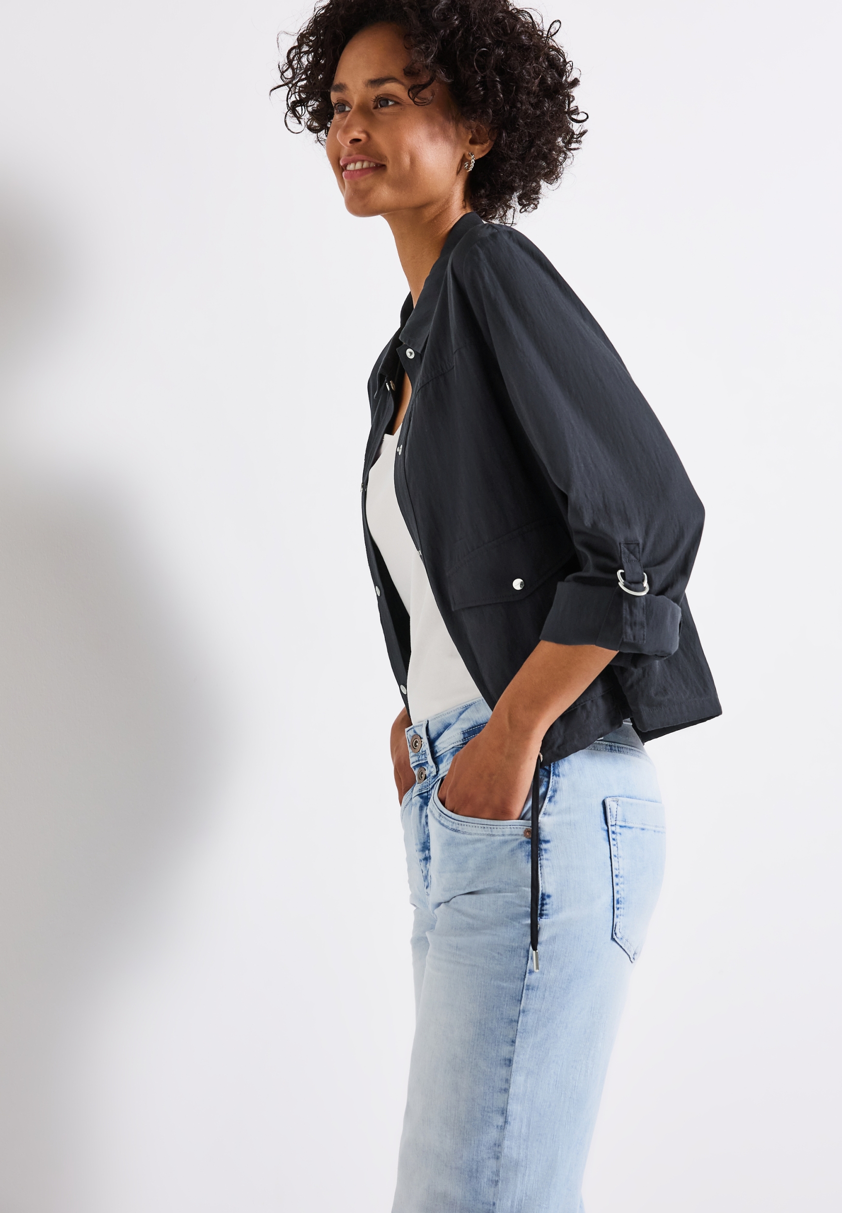 Light Structured Jkt w. Turn U #6