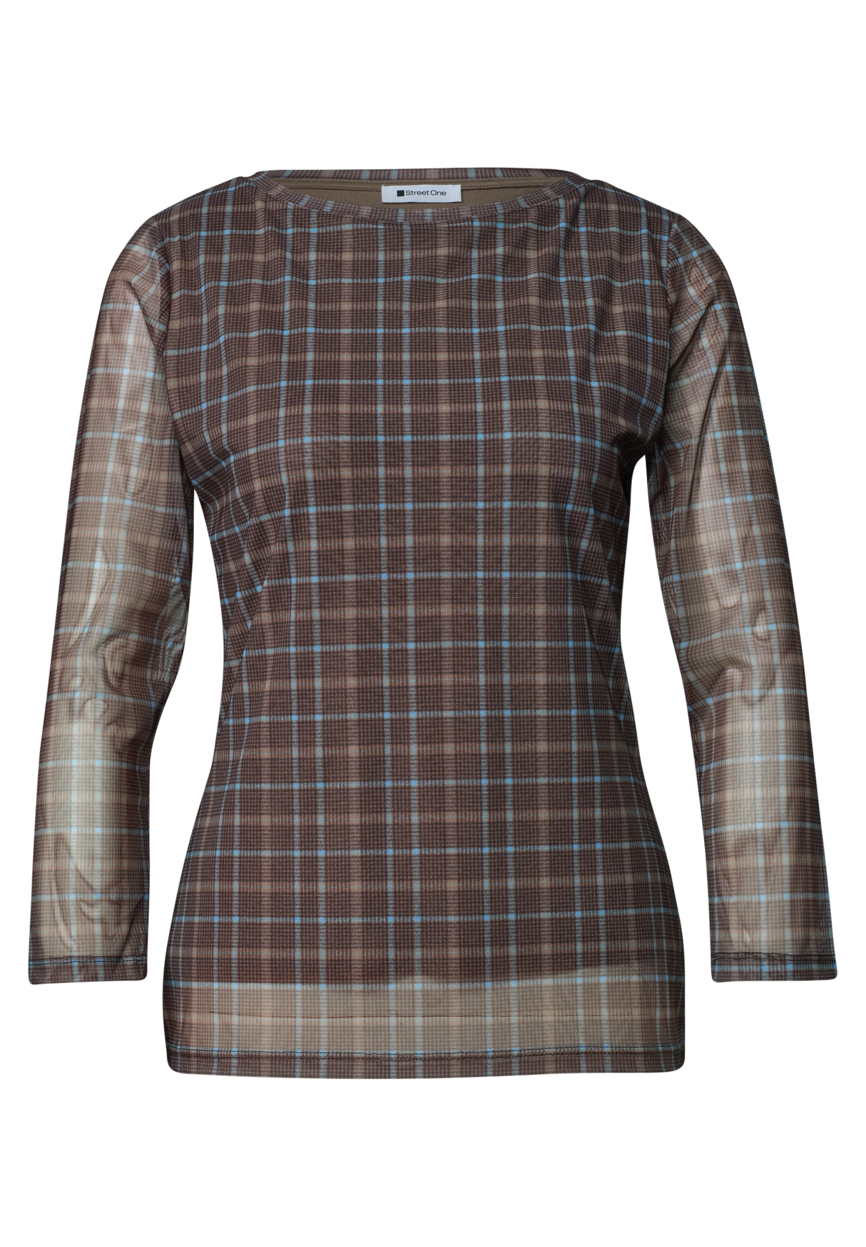 LTD QR printed mesh shirt w.3/ #1