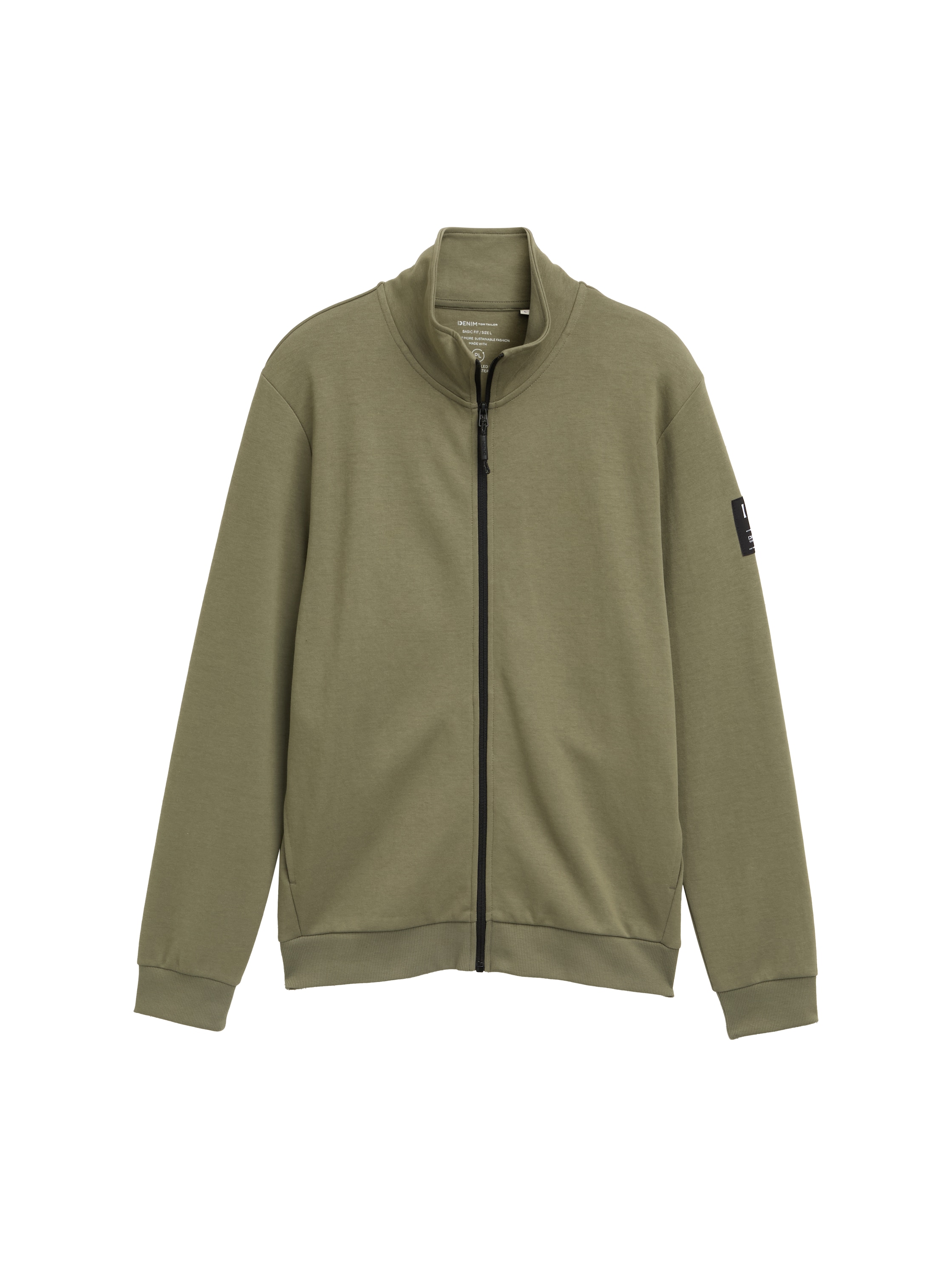 Sweatjacke mit Stehkragen