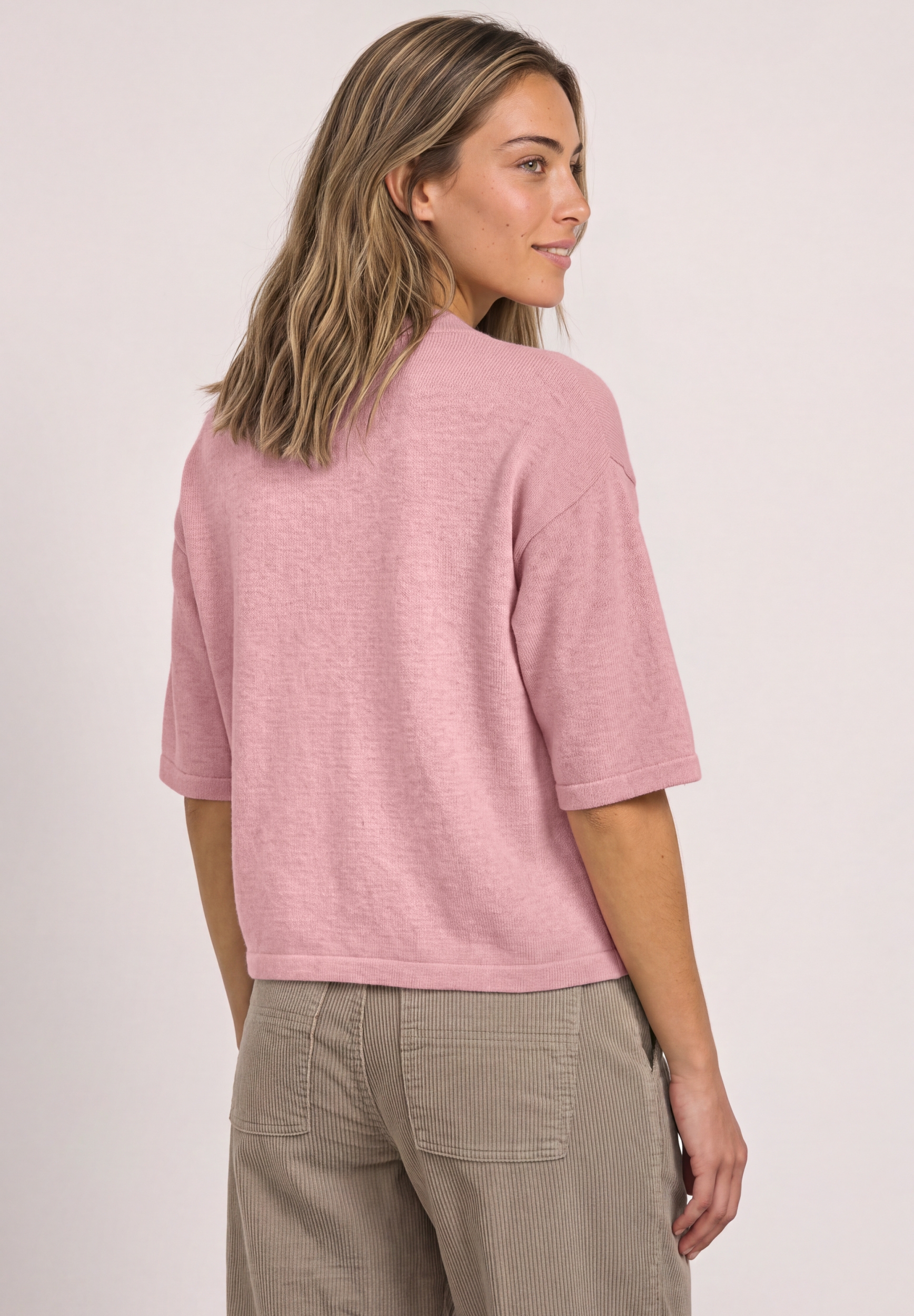 LTD_QR_3/4 sleeve basic sweate #4