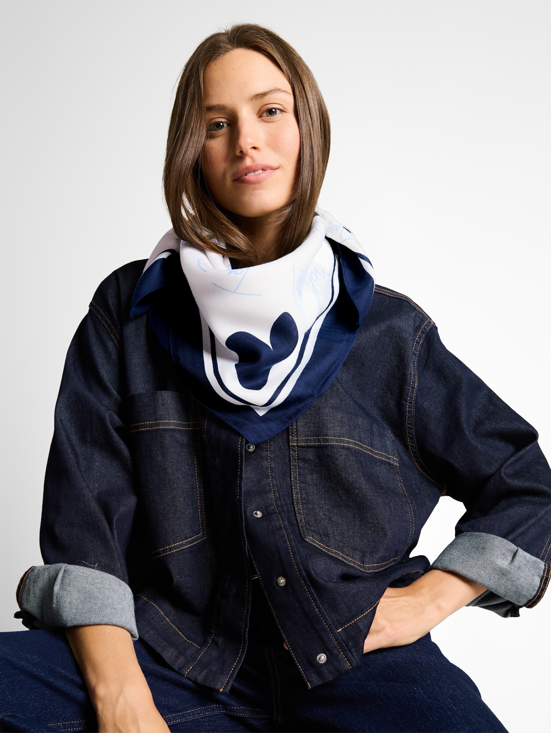 printed square scarf #2